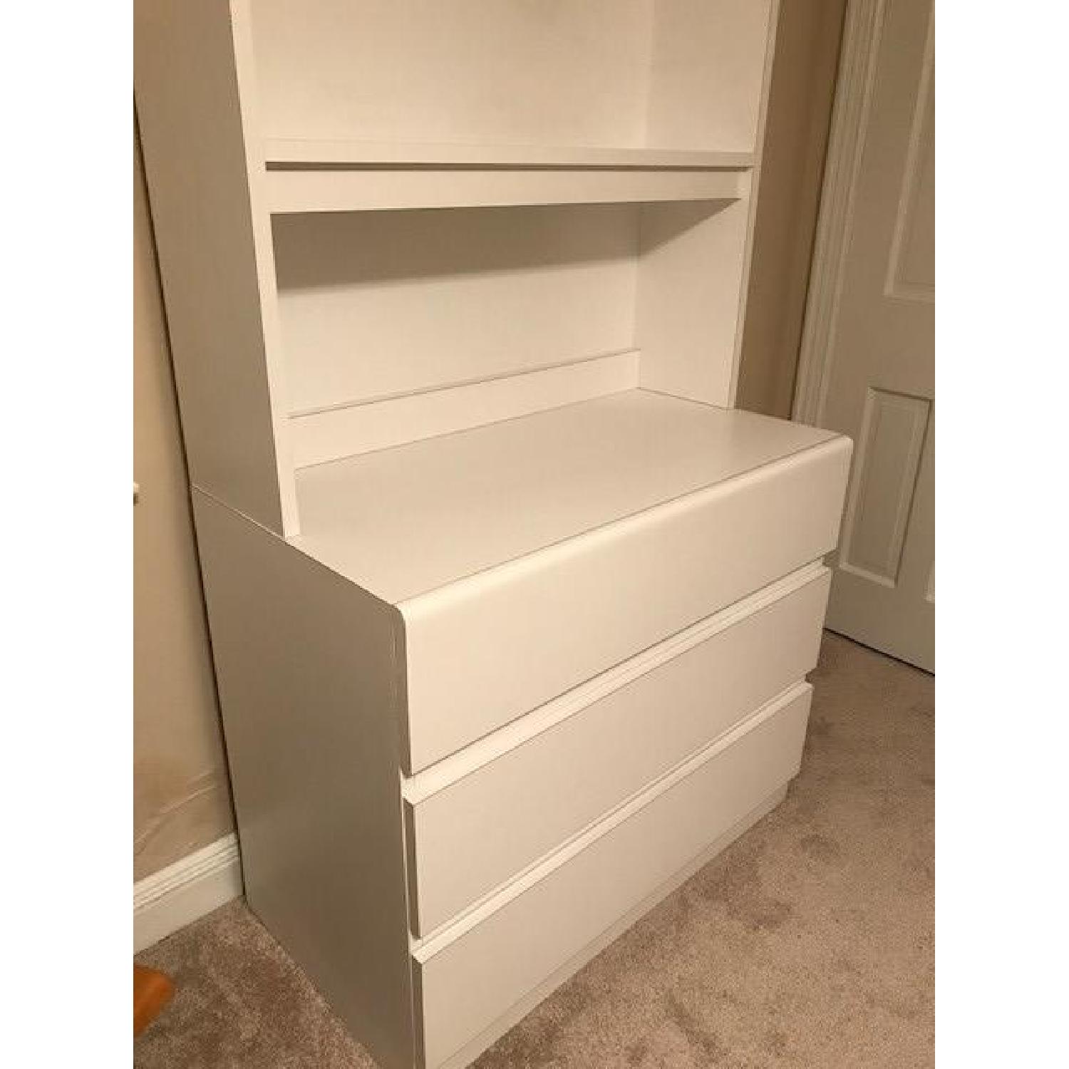 Rooms Plus 3 Drawer Formica Chest & Hutch - image-2
