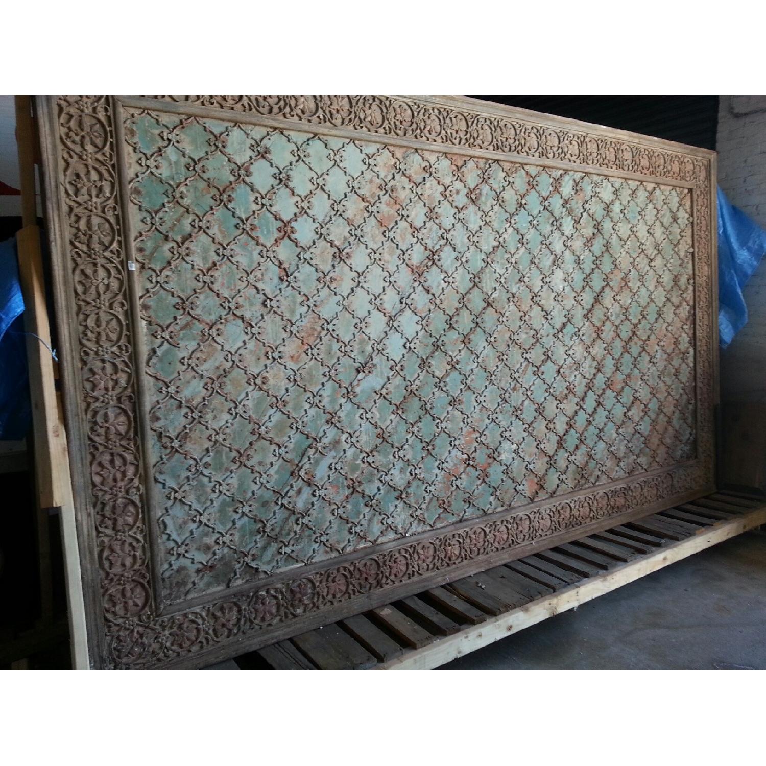 Salvaged Carved Wall Panel - image-2