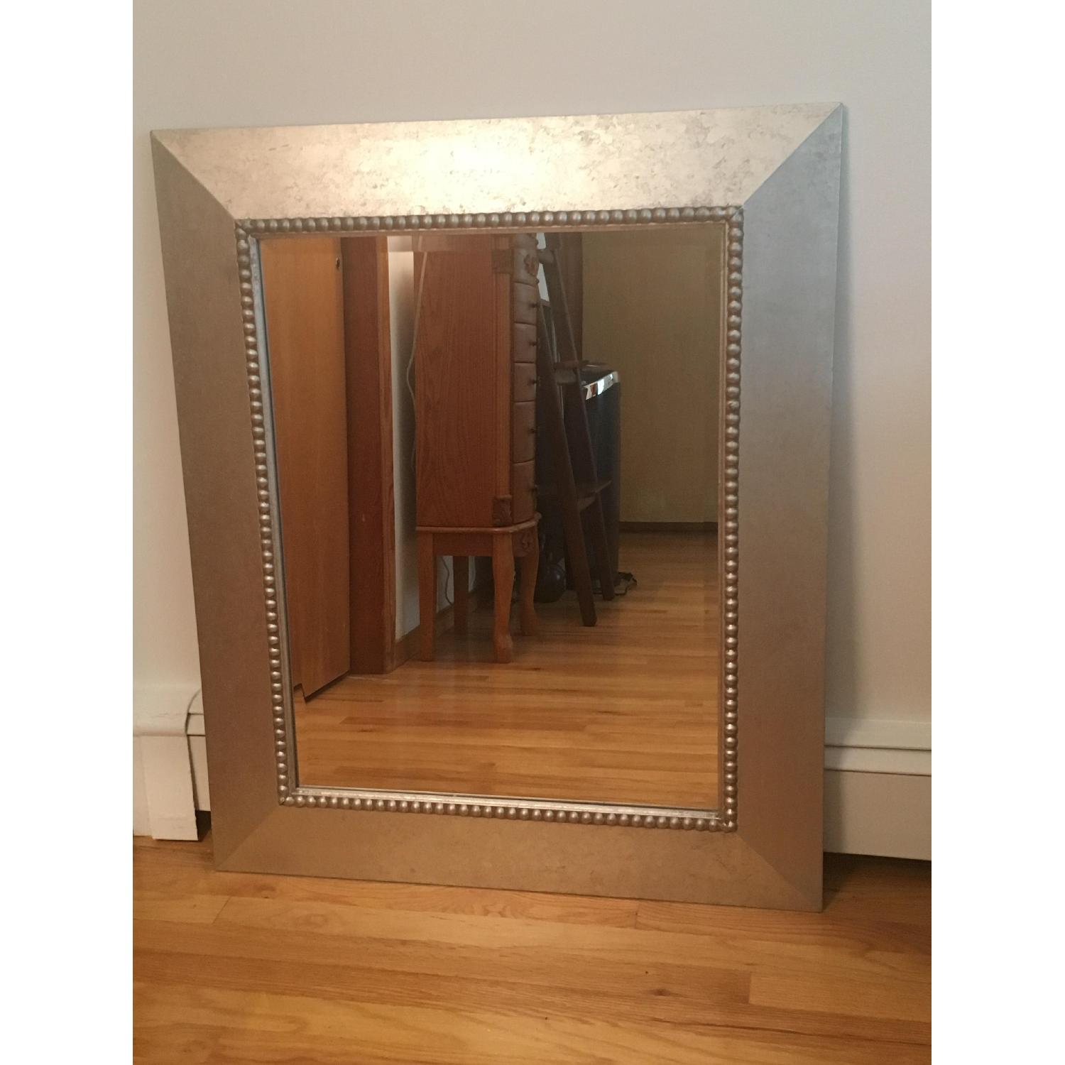 Home Goods Square Metal Framed Mirror - image-1