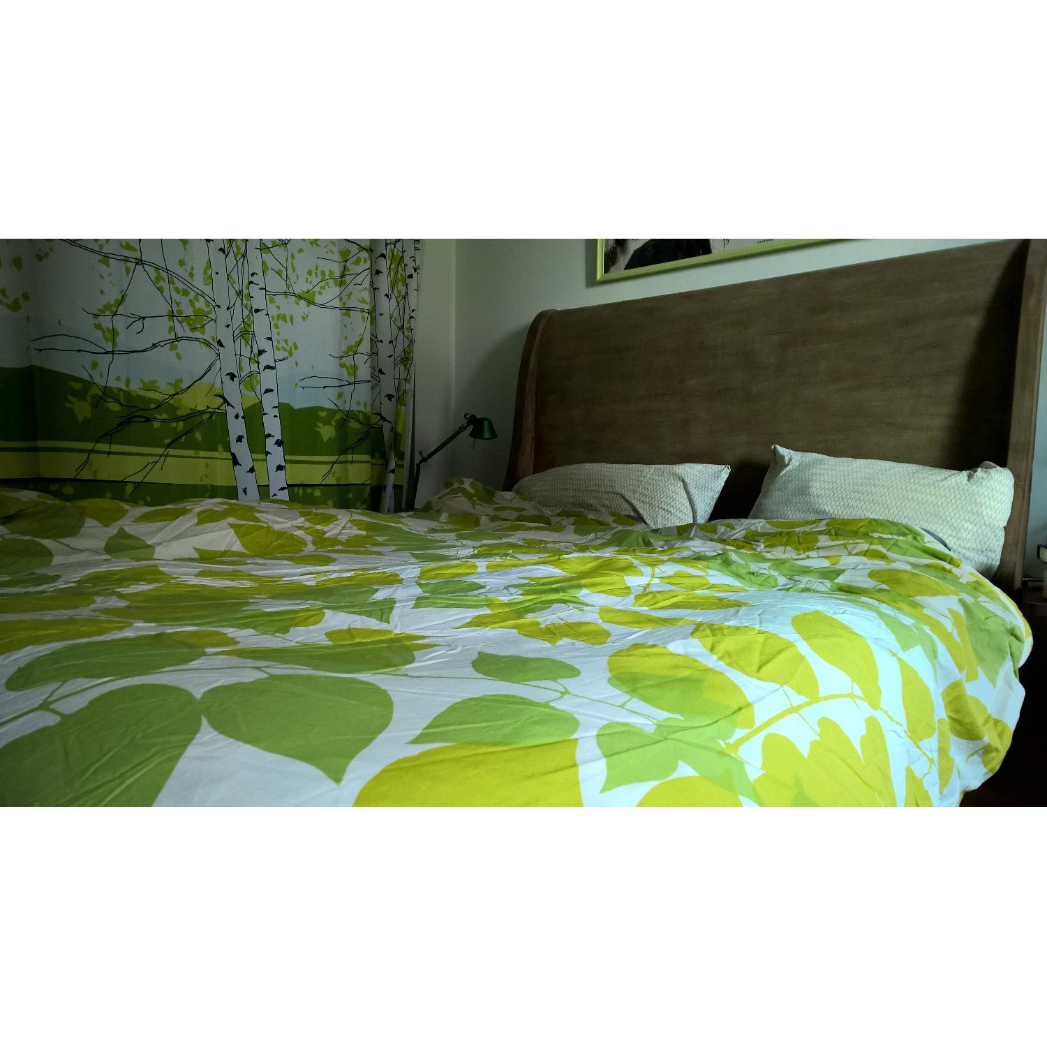 Restoration Hardware Empire Rosette Queen Sleigh Bed - image-1