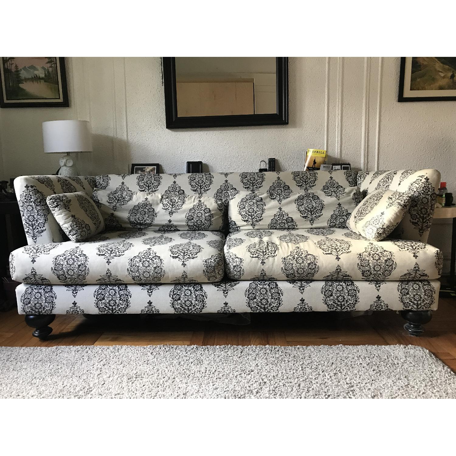 West Elm Essex Sofa in Paisley - image-1