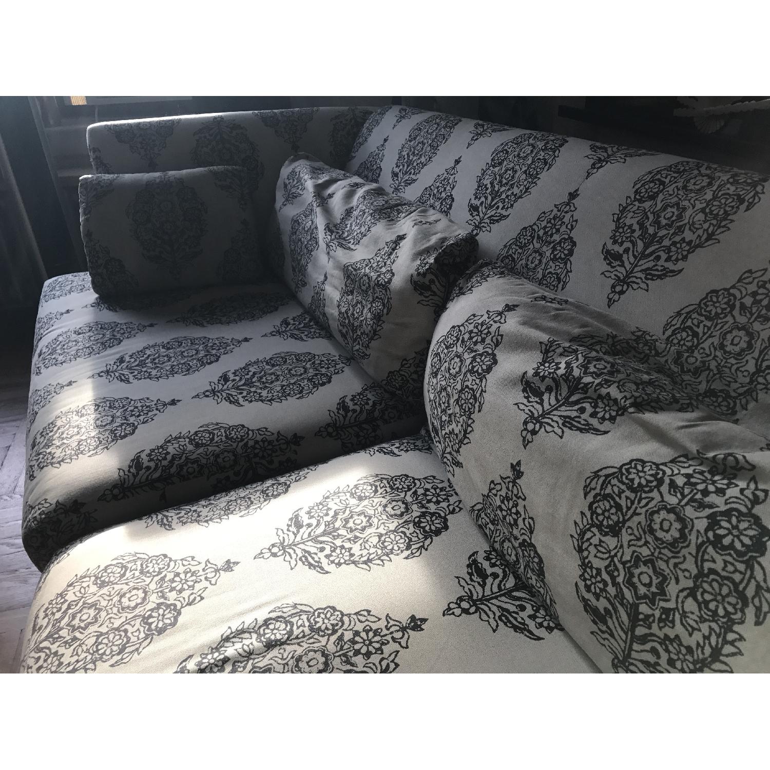 West Elm Essex Sofa in Paisley - image-4