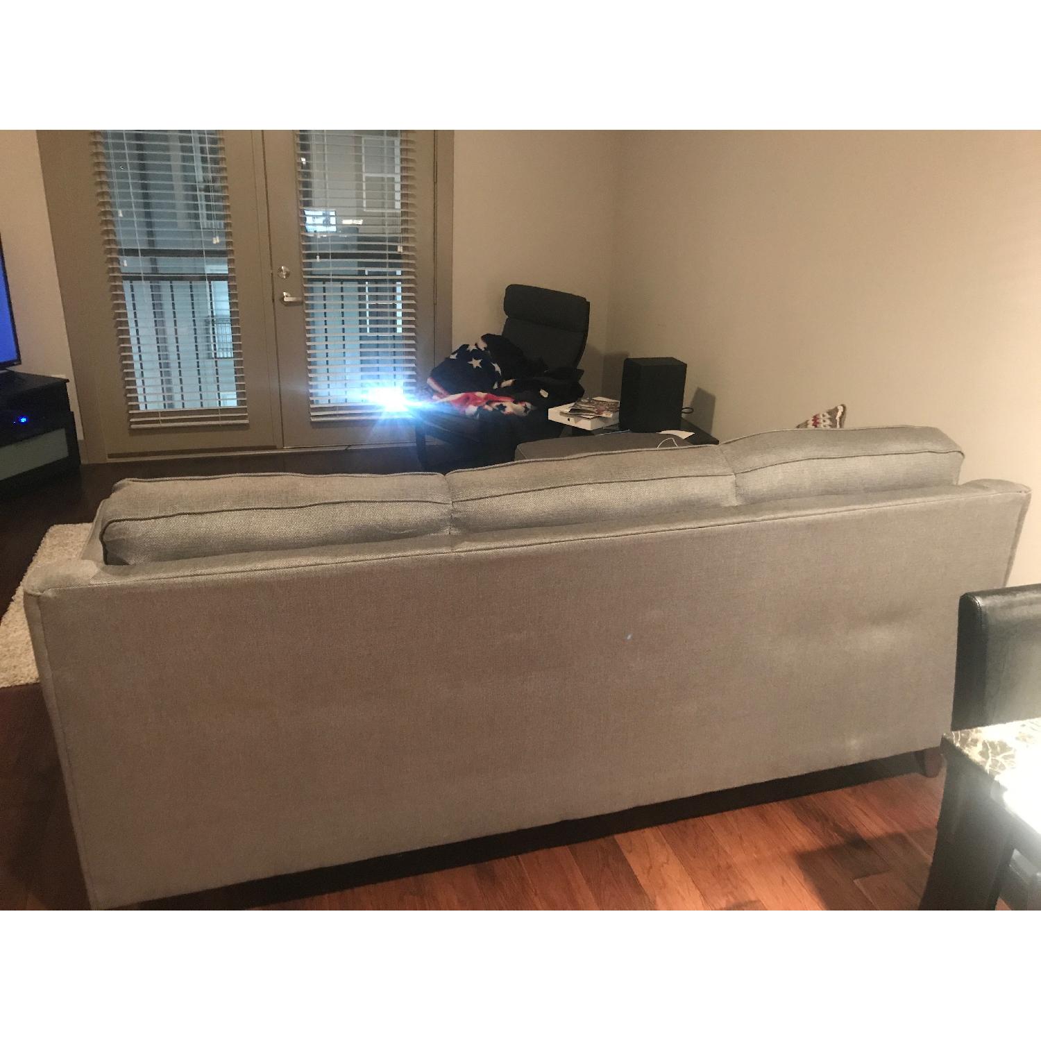 Value City Furniture Marco Chaise Sofa in Gray - image-3