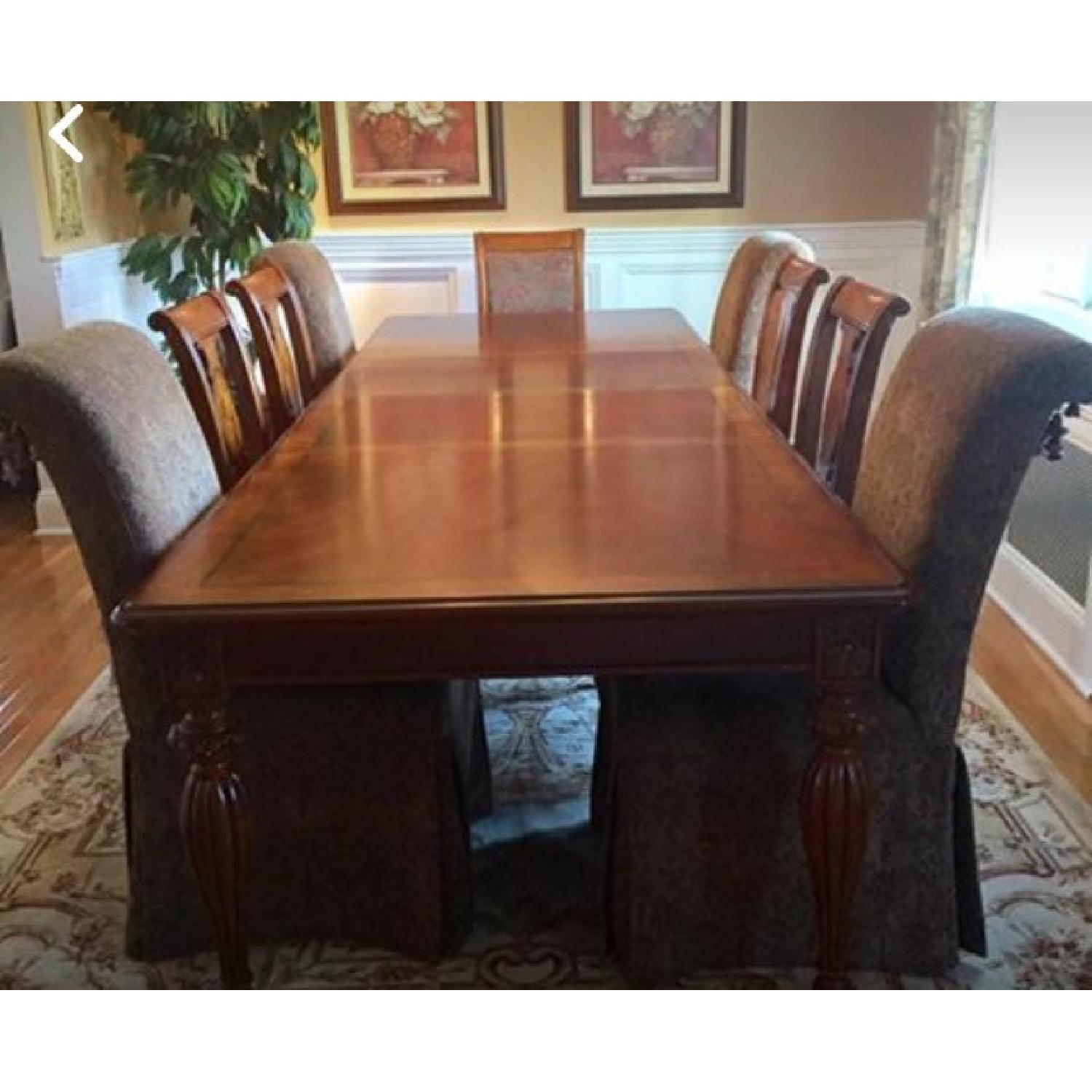 Domain Extending Dining Table w/ 6 Chairs - image-2