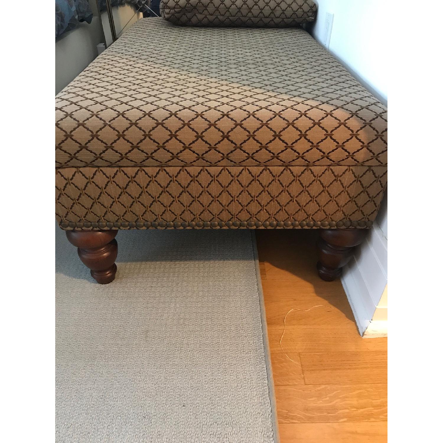 Custom Transitional Ottoman - image-1