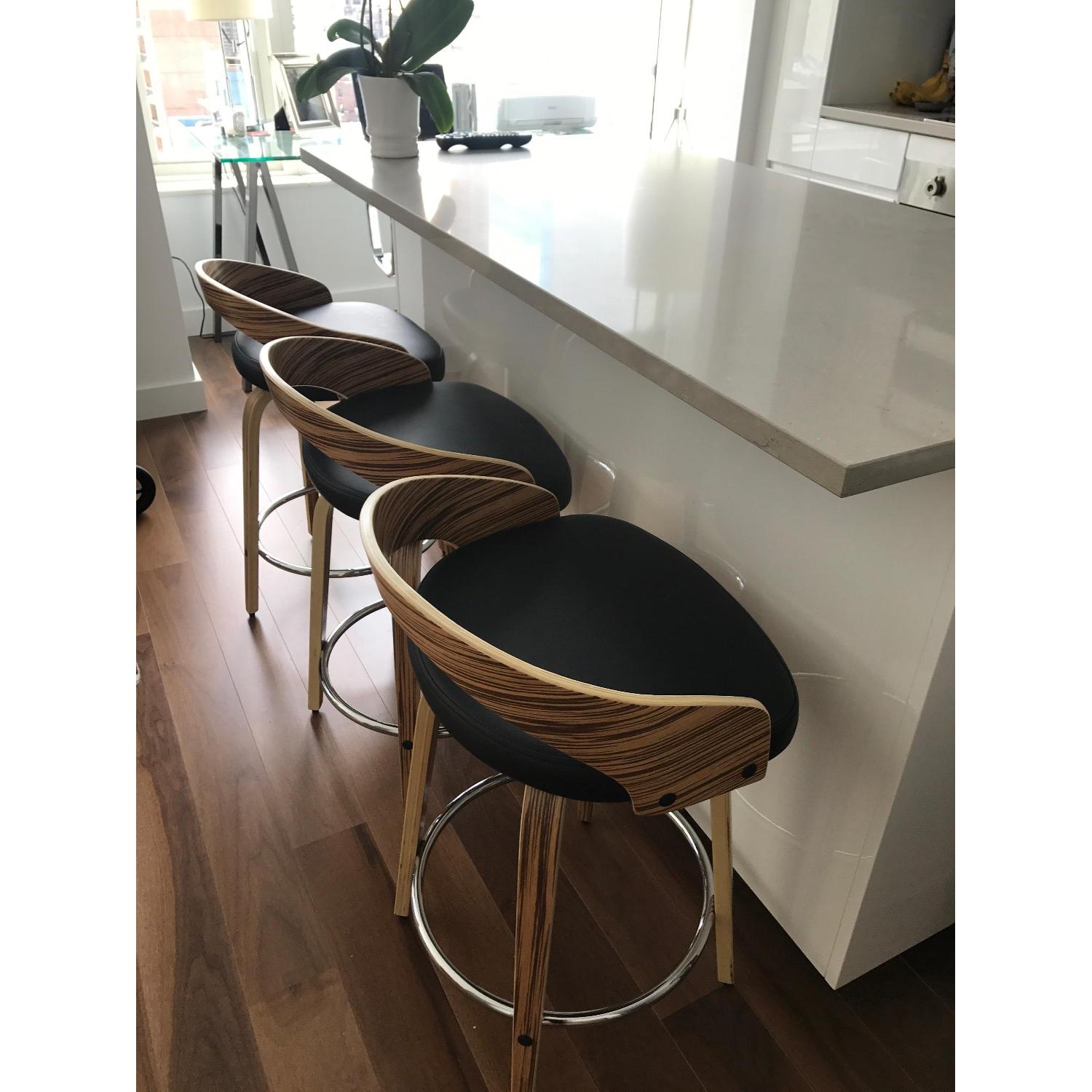 AllModern Victoria Swivel Bar Stools - image-2