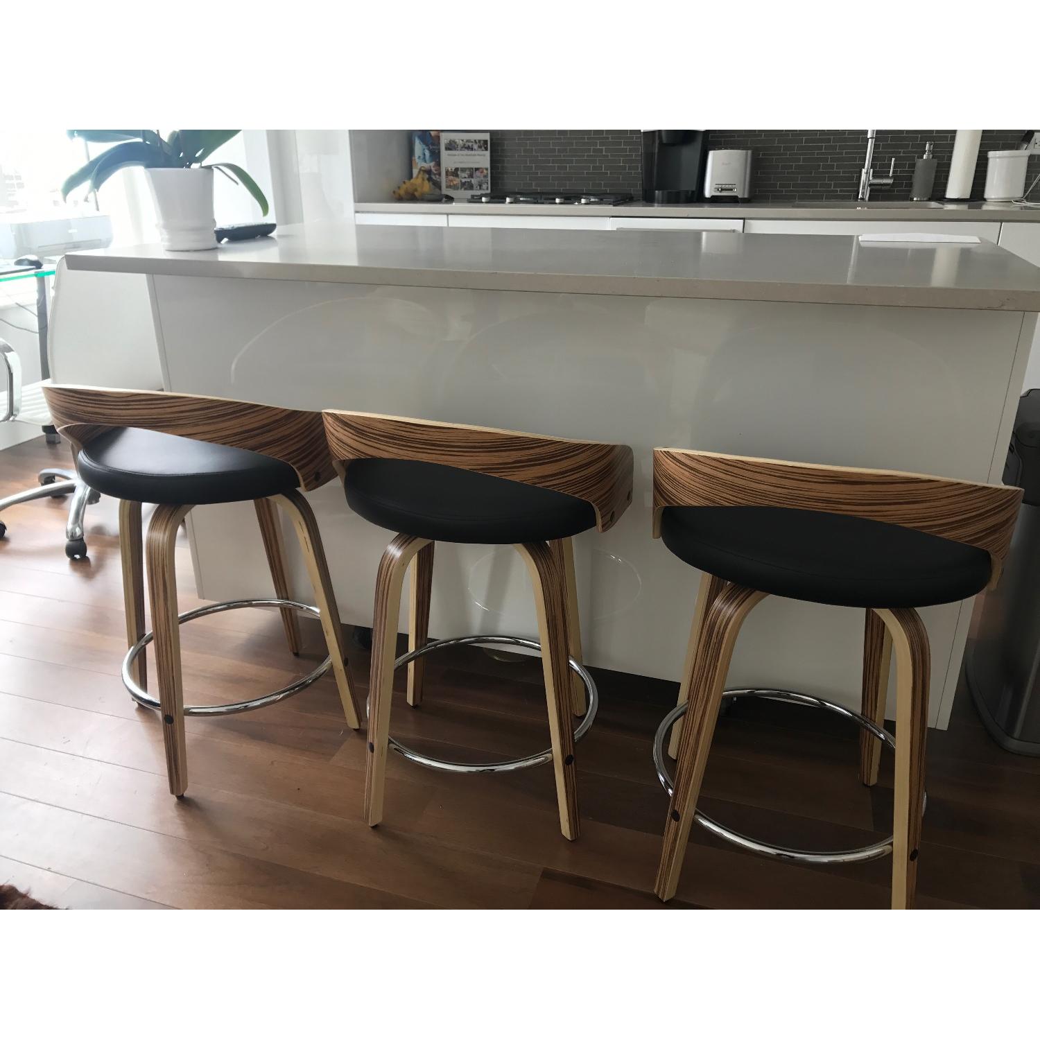 AllModern Victoria Swivel Bar Stools - image-3
