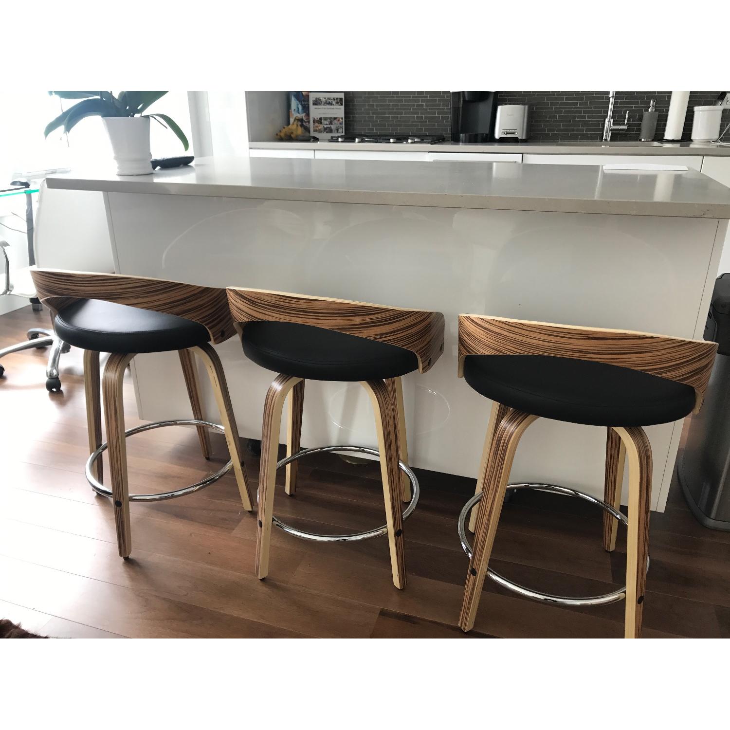 AllModern Victoria Swivel Bar Stools - image-4