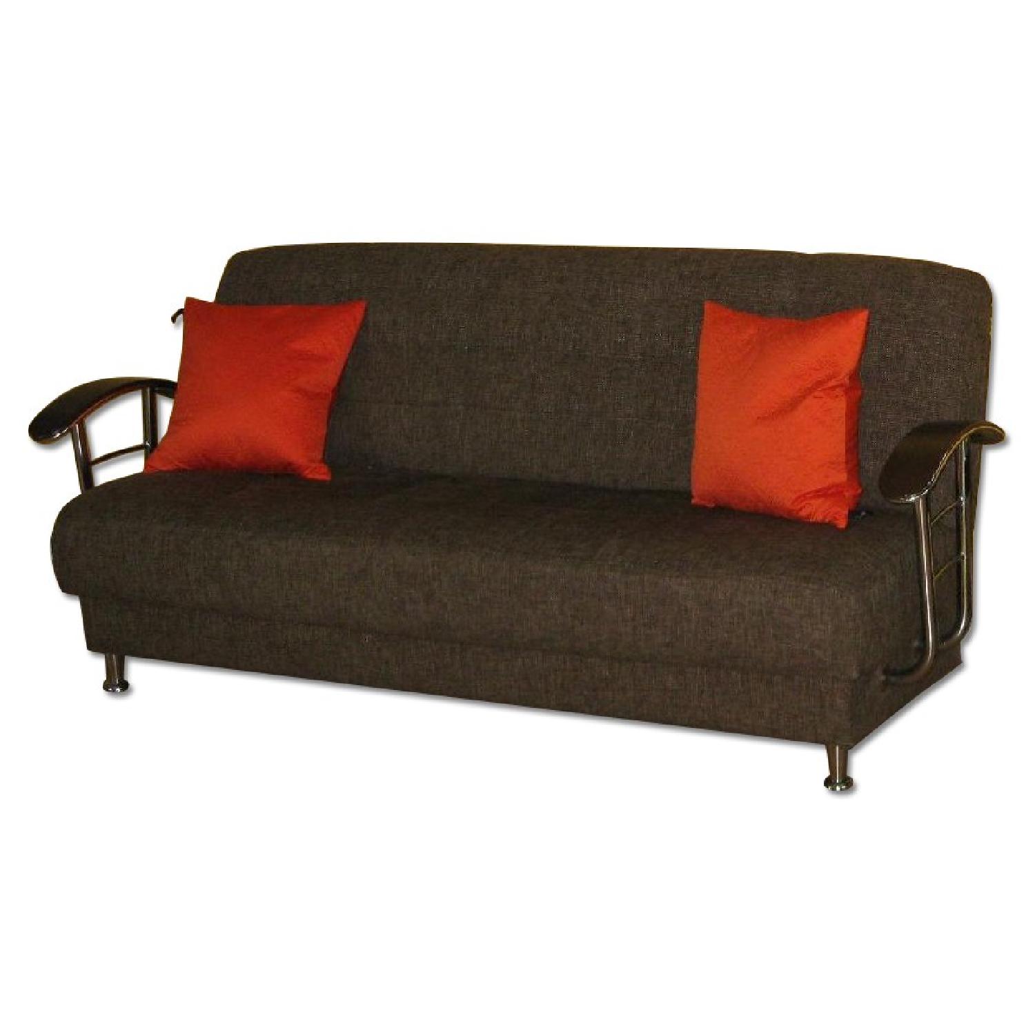 Bellona Italian Sleeper Sofa w/ Storage - image-0