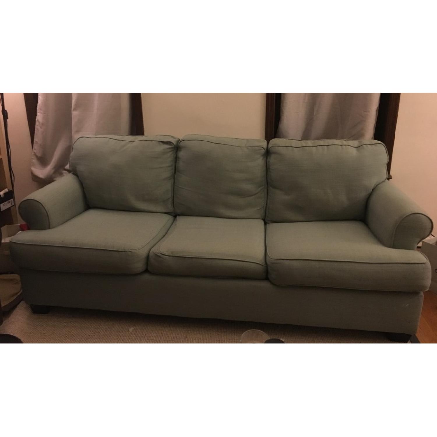 Green Sleeper Sofa - image-1