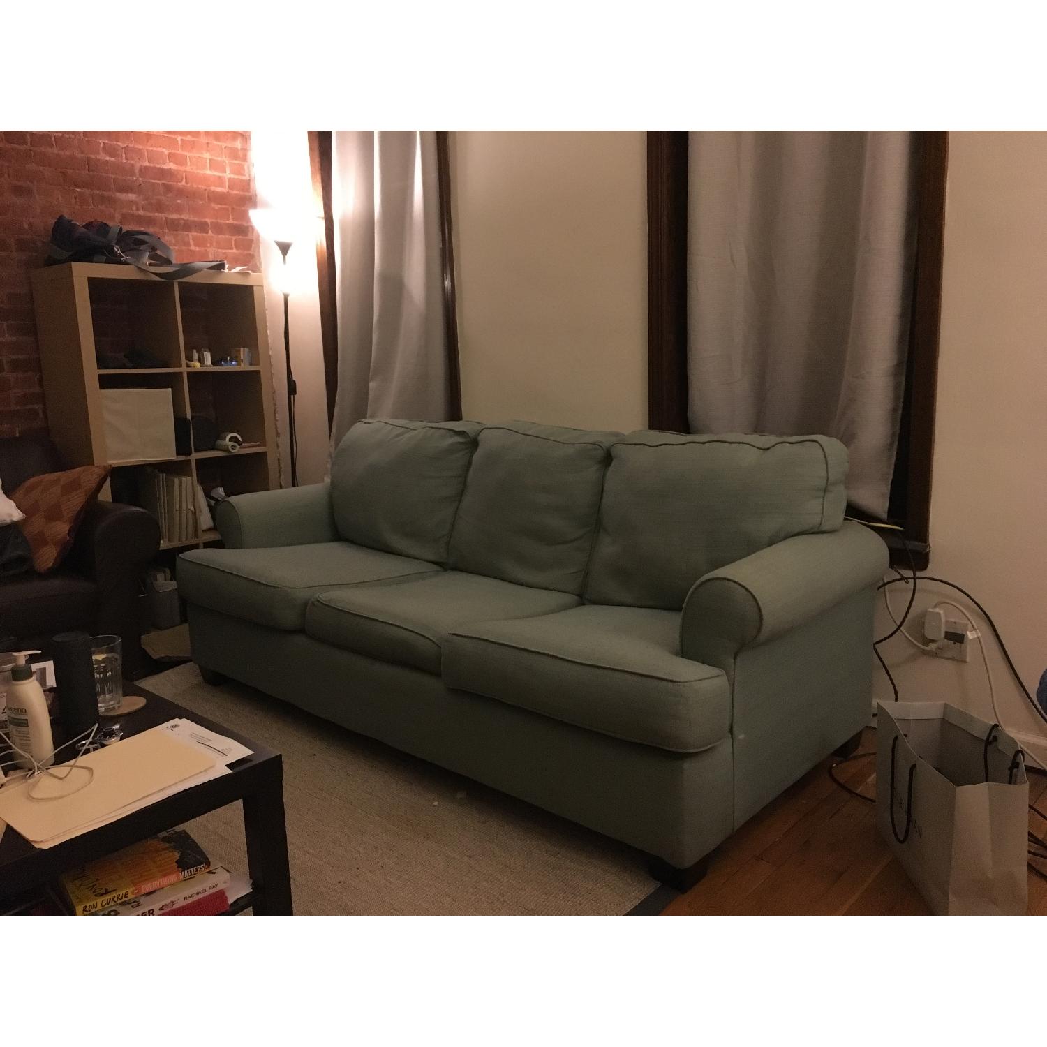 Green Sleeper Sofa - image-5