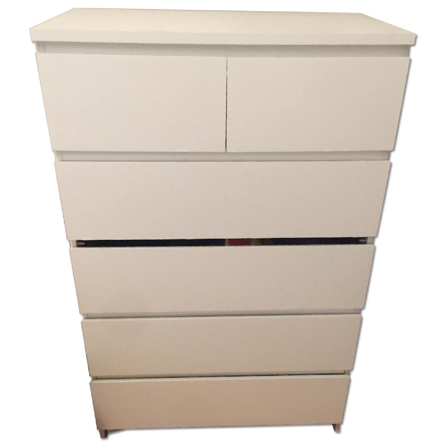 Tall IKEA malm dresser - image-0