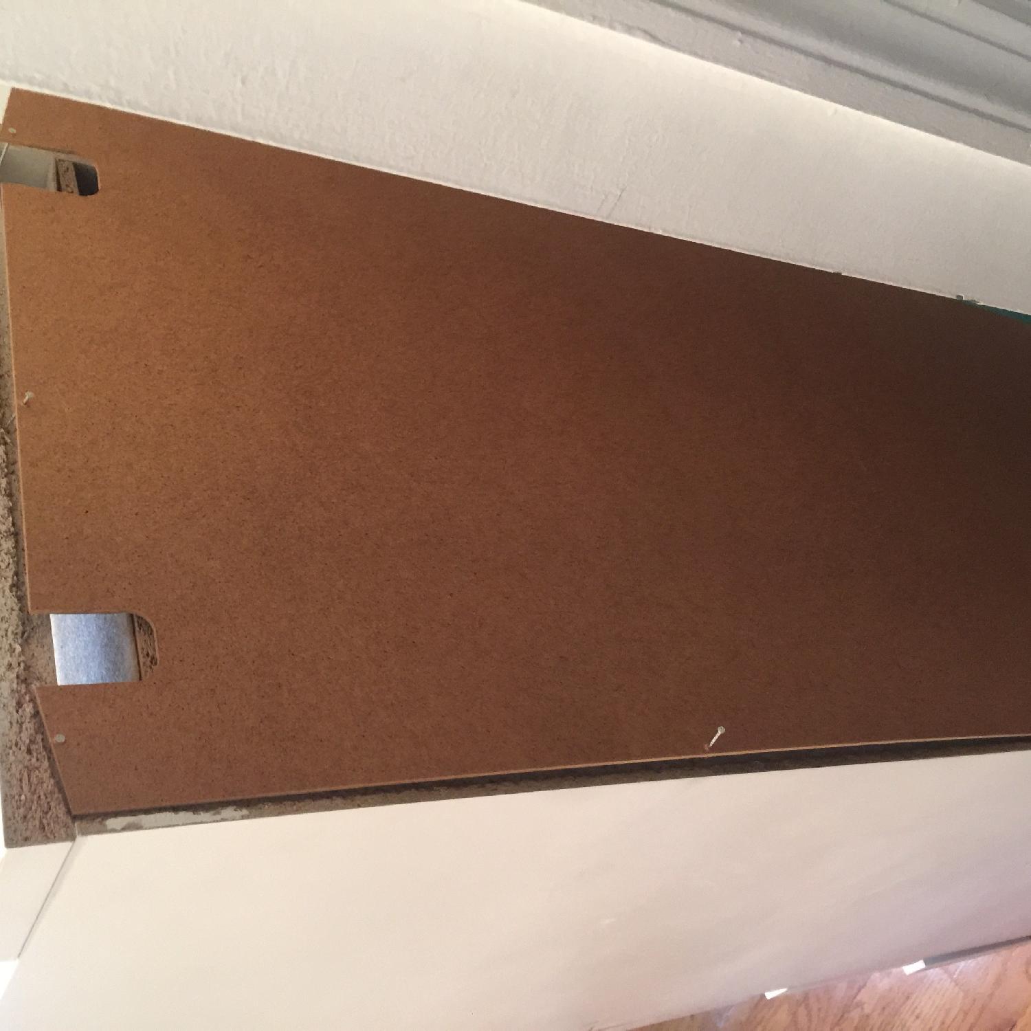 Tall IKEA malm dresser vanity with mirror - image-4