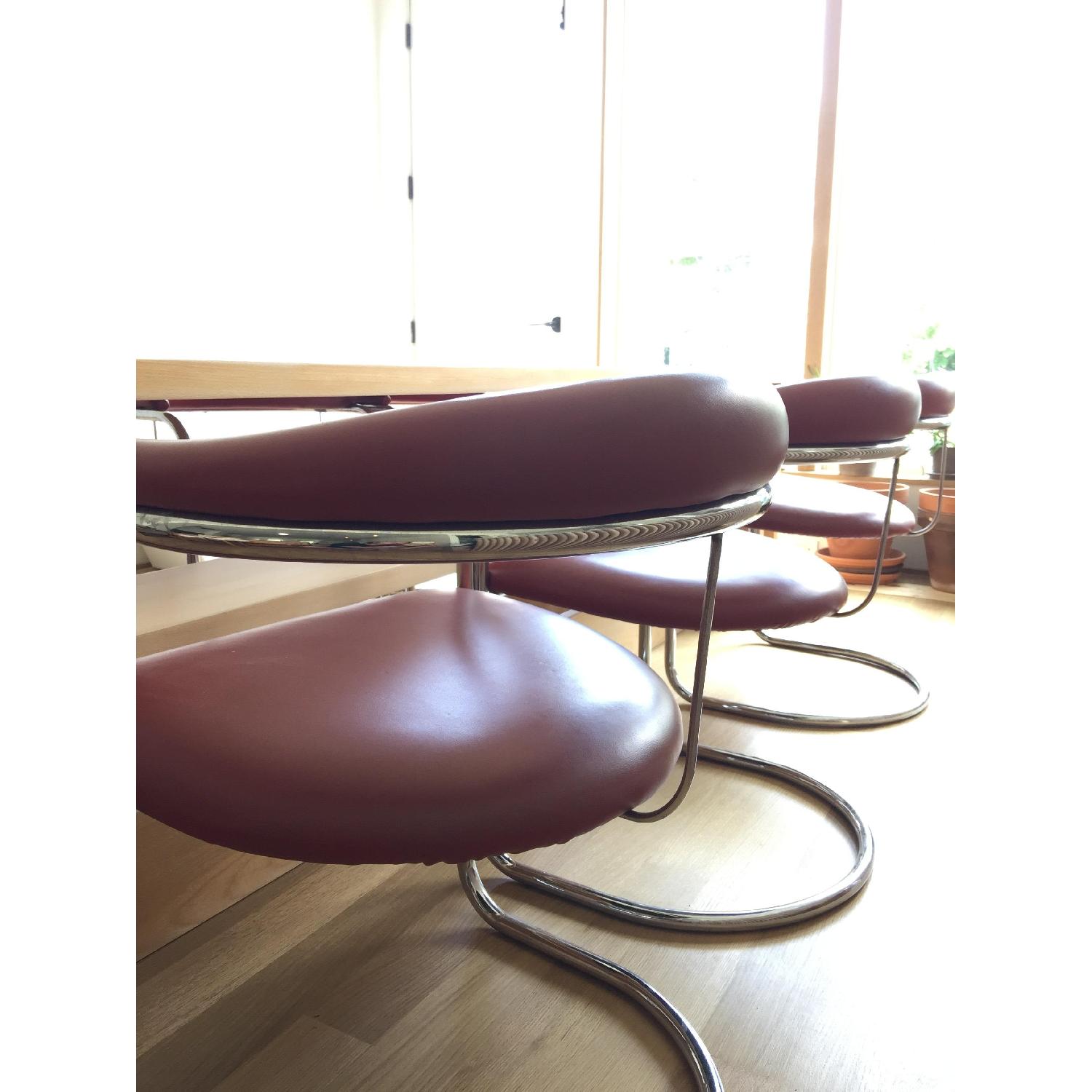 Thonet Anton Lorenz Chrome Dining Chairs - image-3