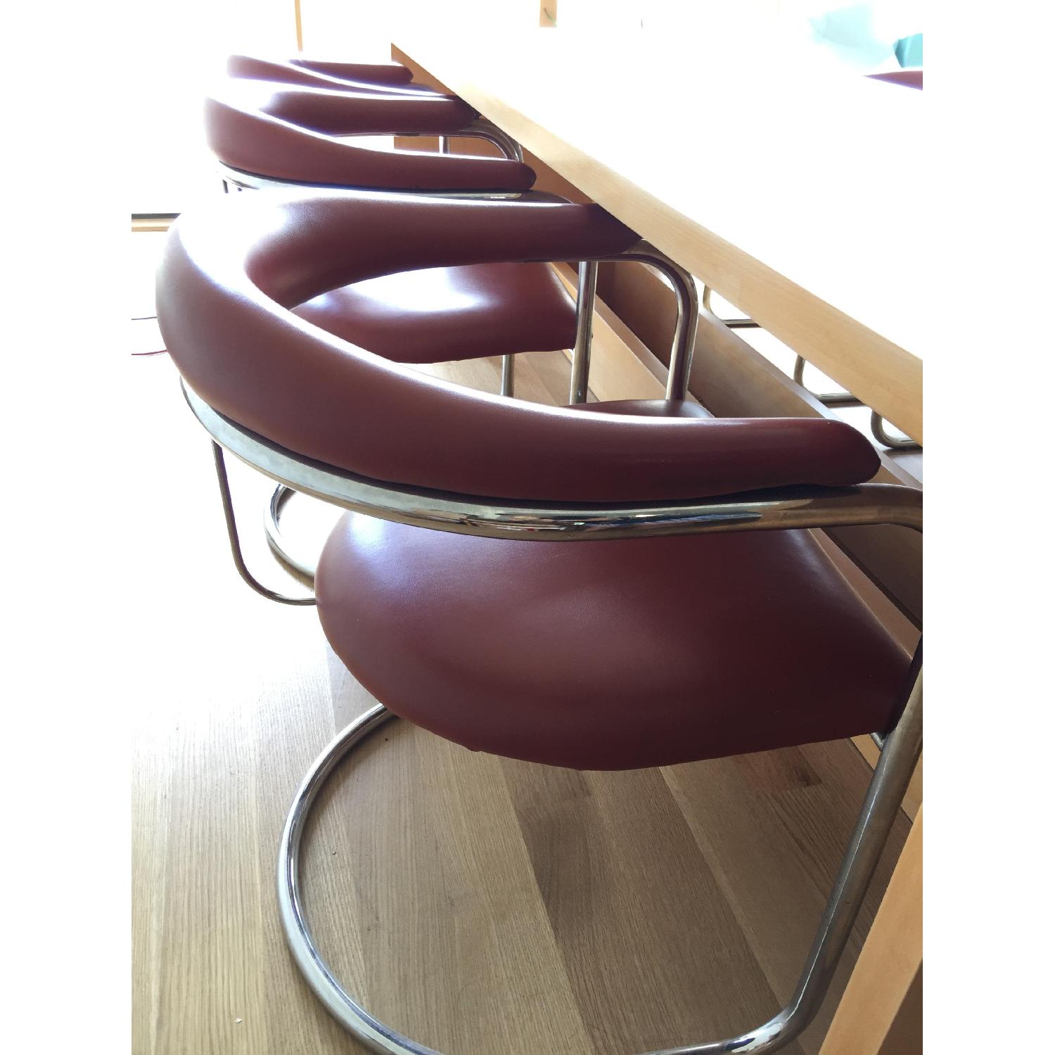 Thonet Anton Lorenz Chrome Dining Chairs - image-4