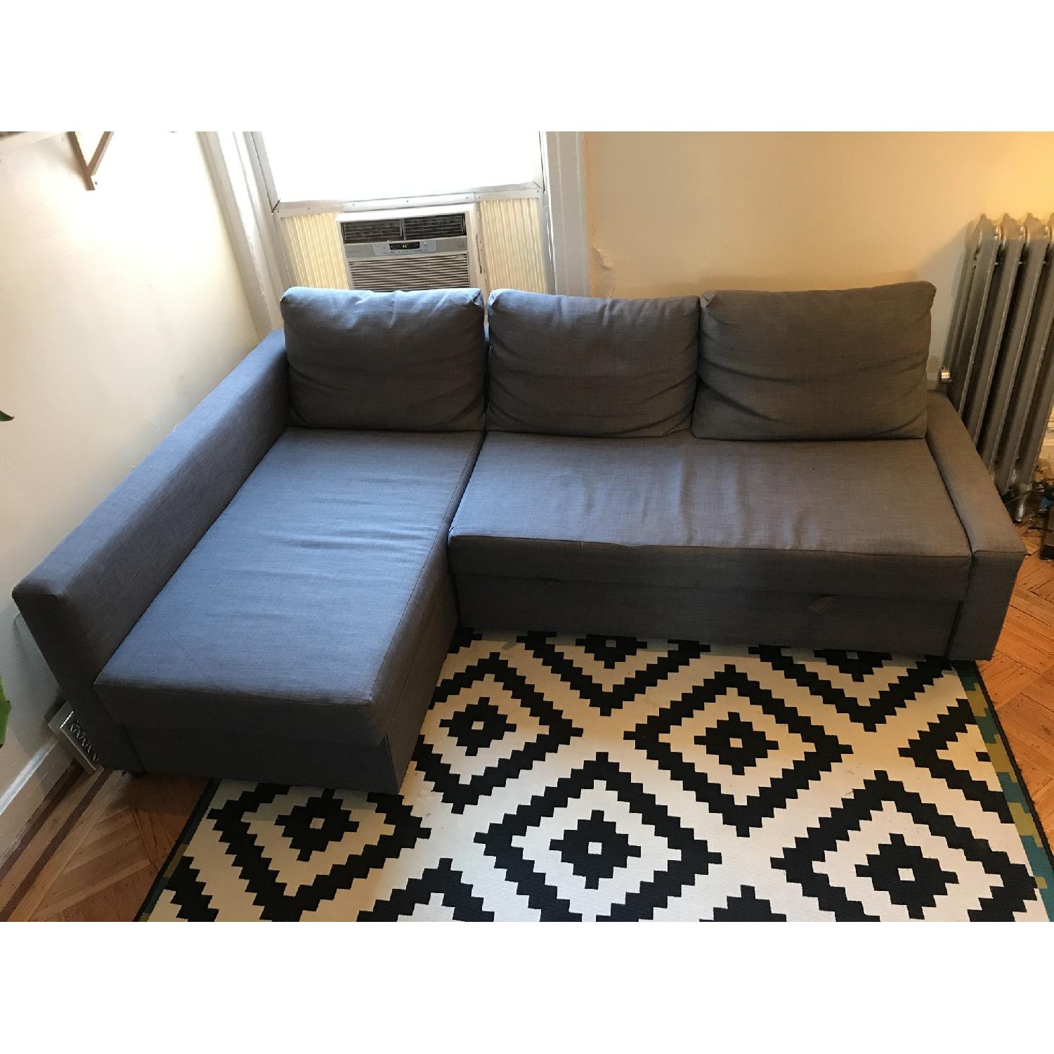 Ikea Friheten 3 Seat Sleeper Sectional w/ Storage - image-1
