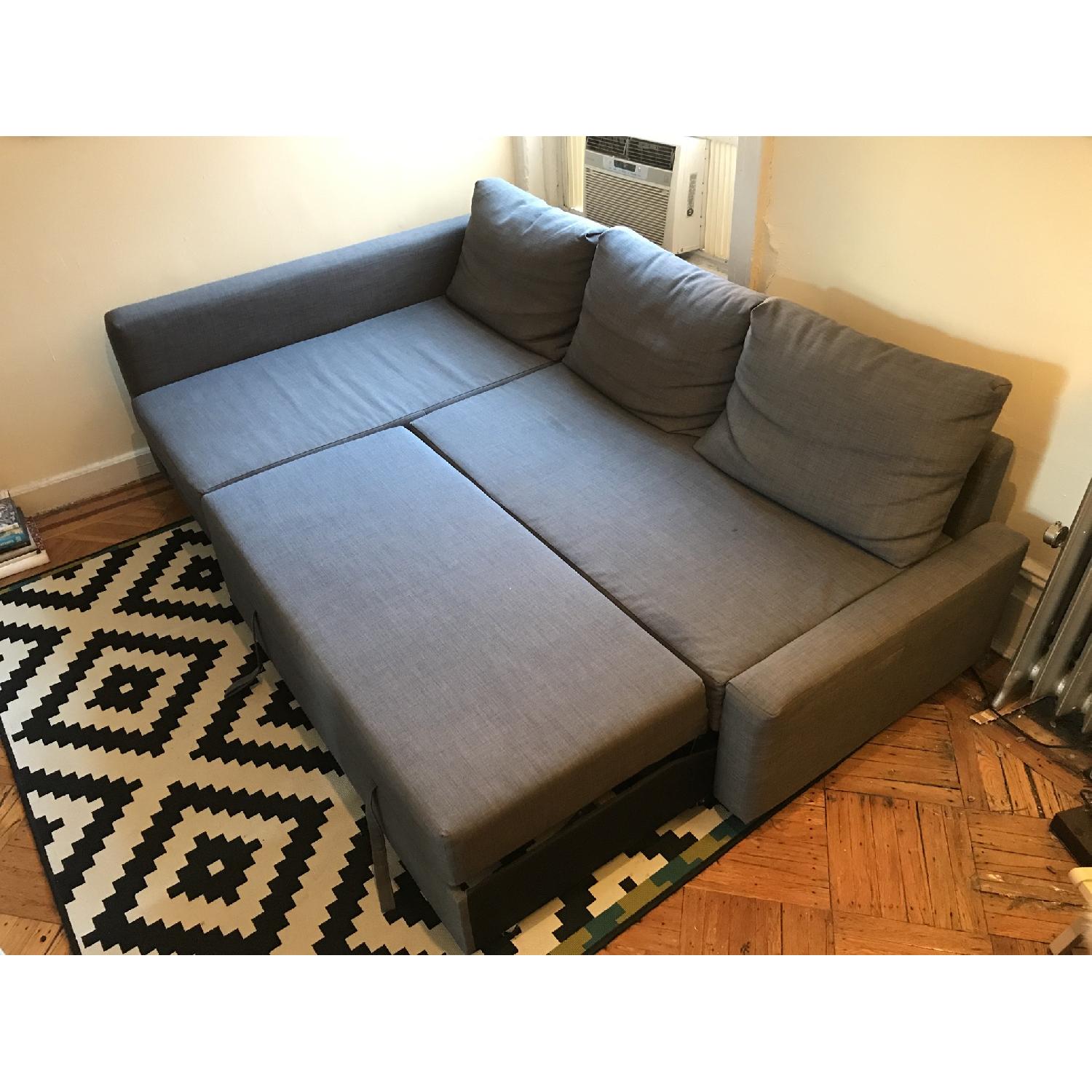 Ikea Friheten 3 Seat Sleeper Sectional w/ Storage - image-4