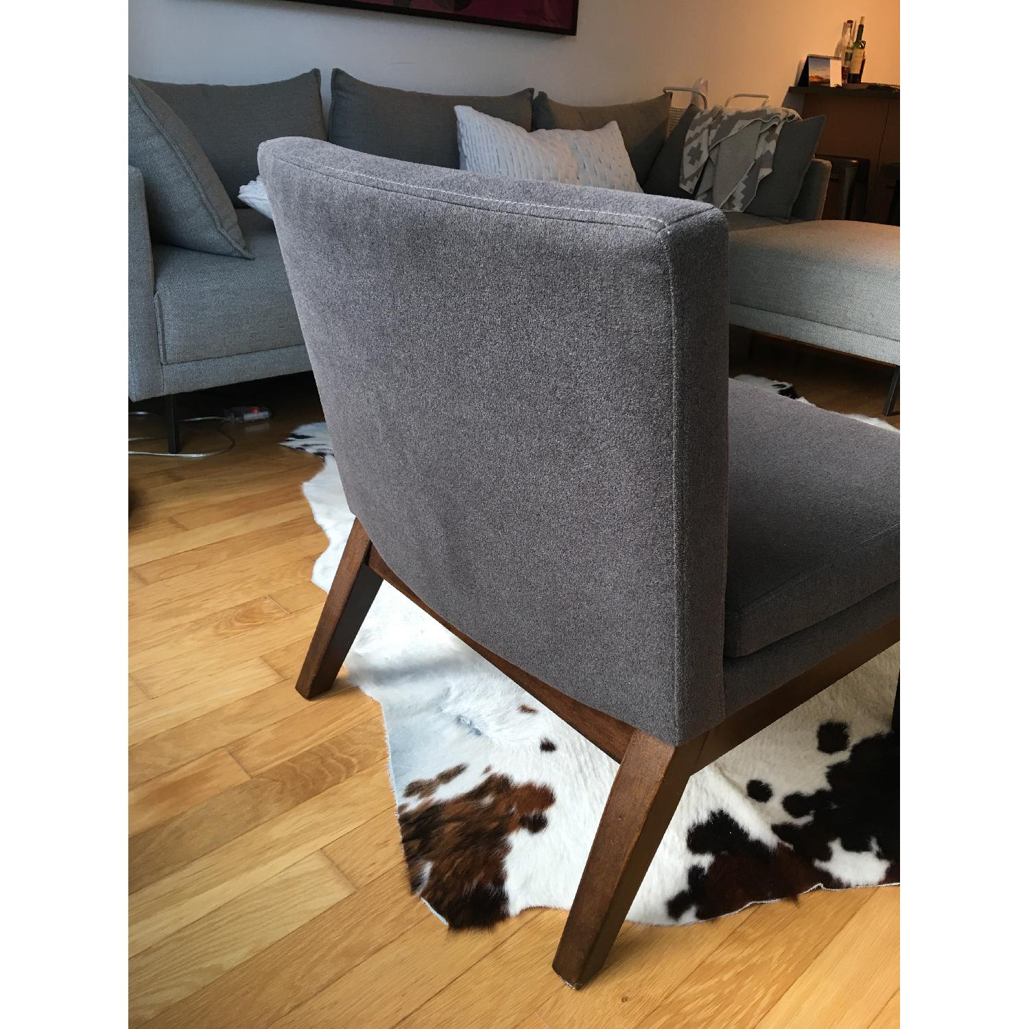 West Elm Upholstered Slipper Chair - image-2