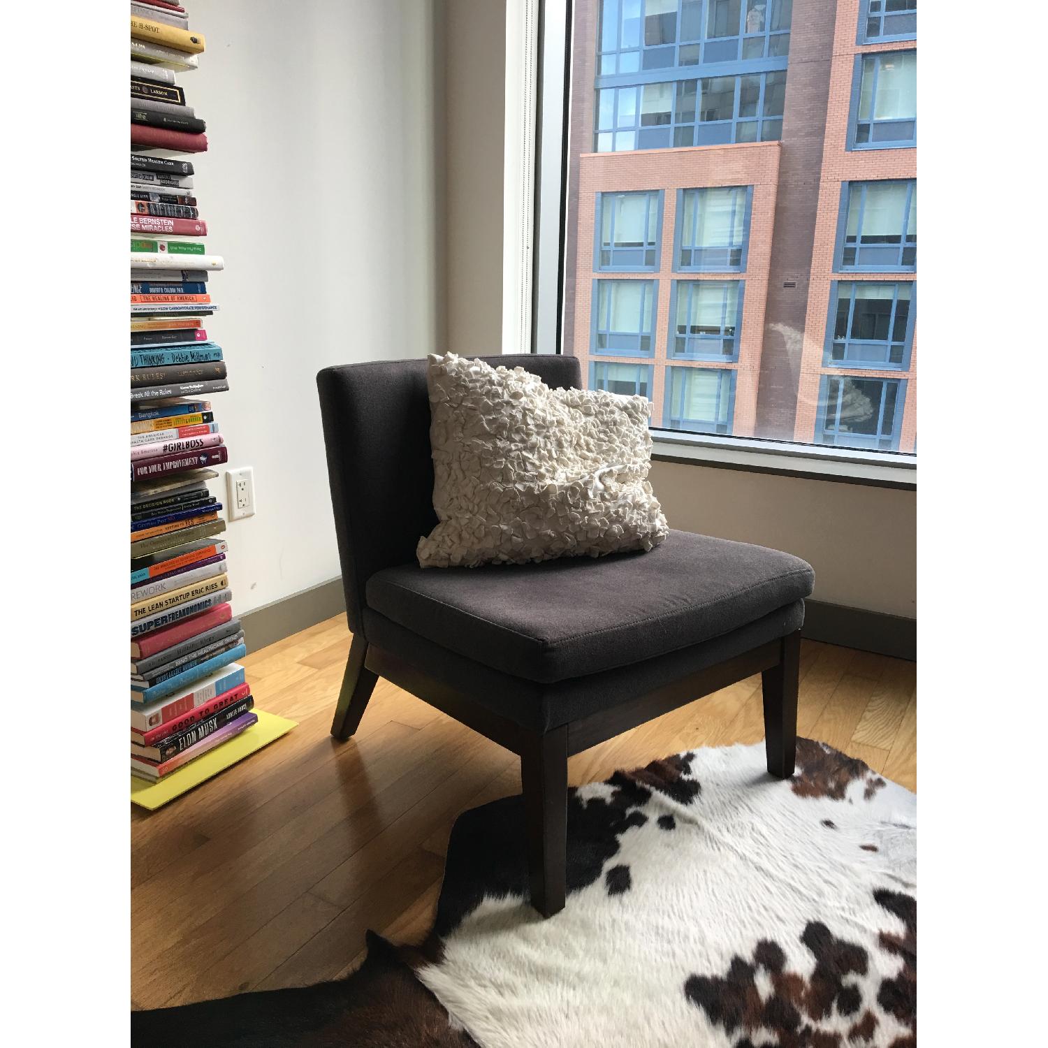 West Elm Upholstered Slipper Chair - image-3