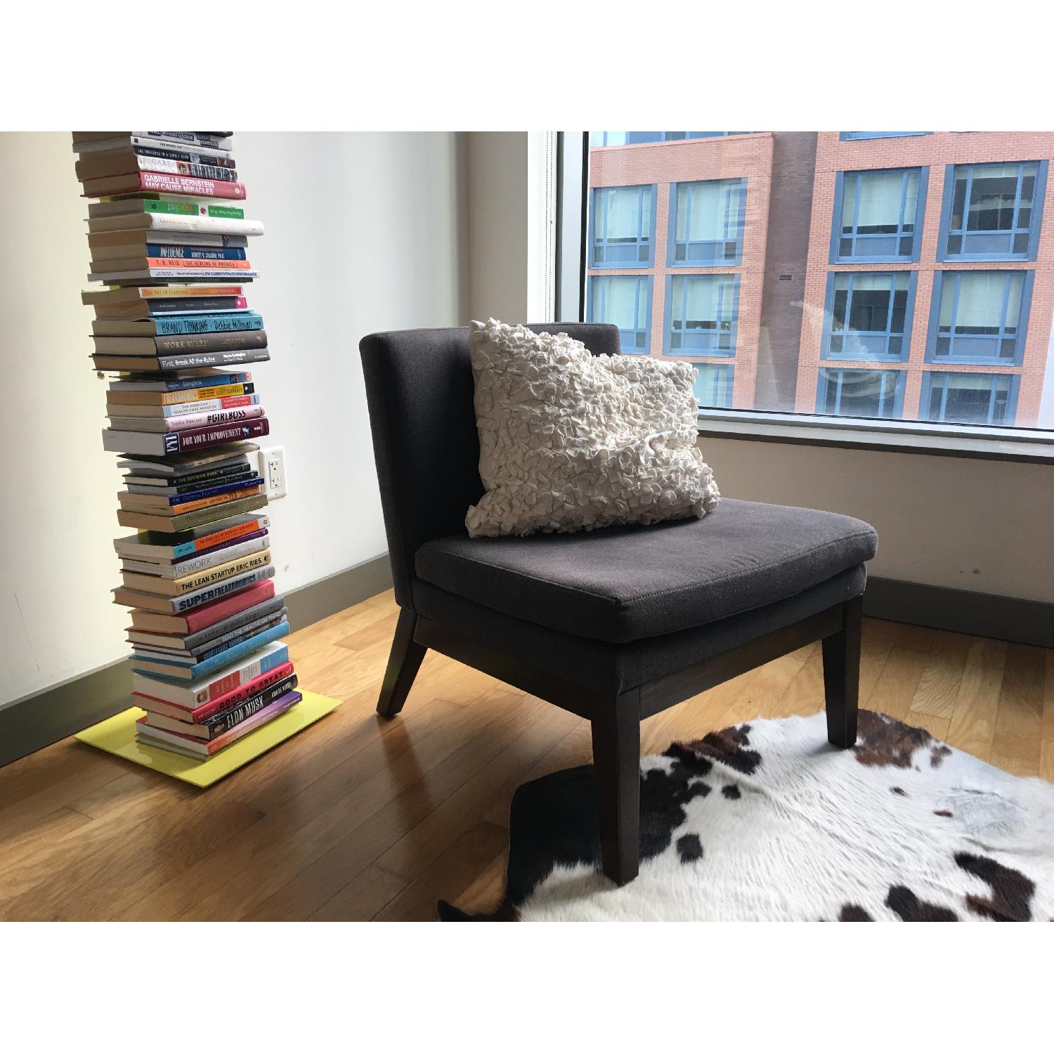West Elm Upholstered Slipper Chair - image-4