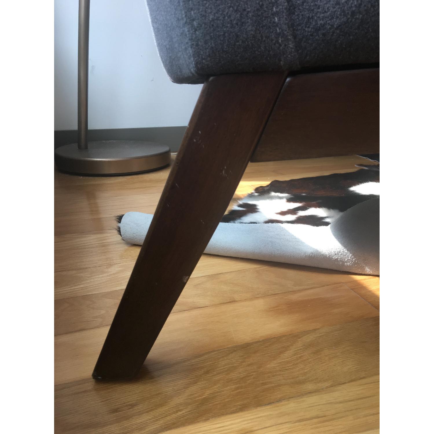 West Elm Upholstered Slipper Chair - image-5