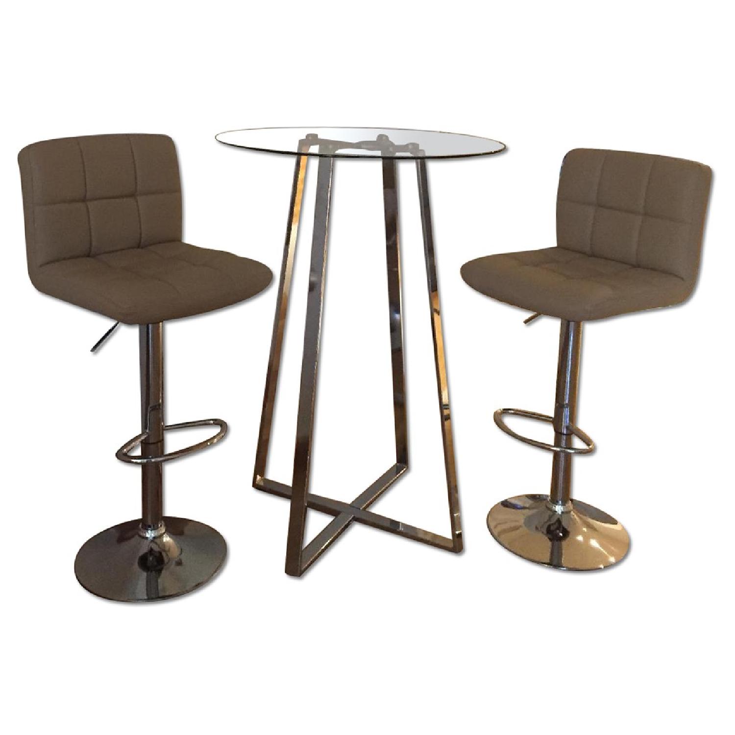 AllModern Bar Table w/ 2 Bar Stools - image-5