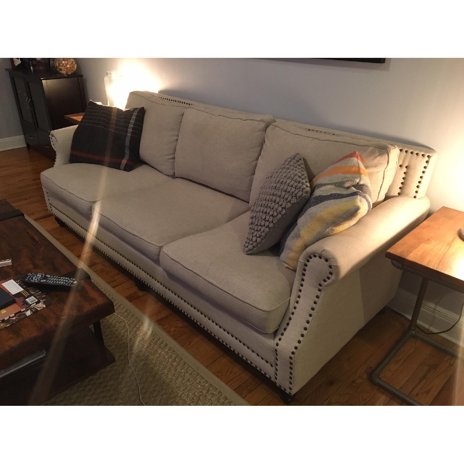 Joss & Main 3 Seater Studded Couch - image-2