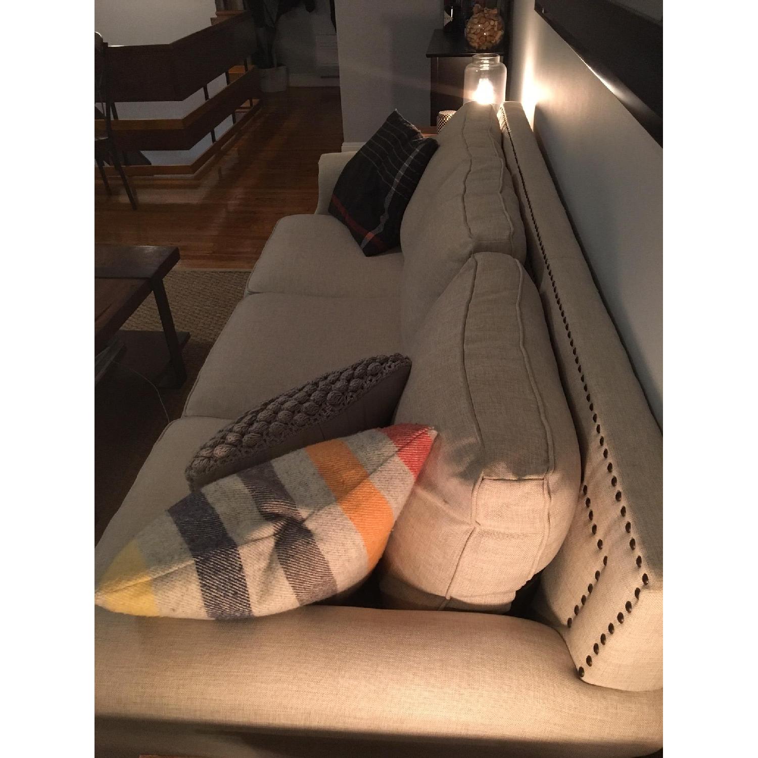 Joss & Main 3 Seater Studded Couch - image-5