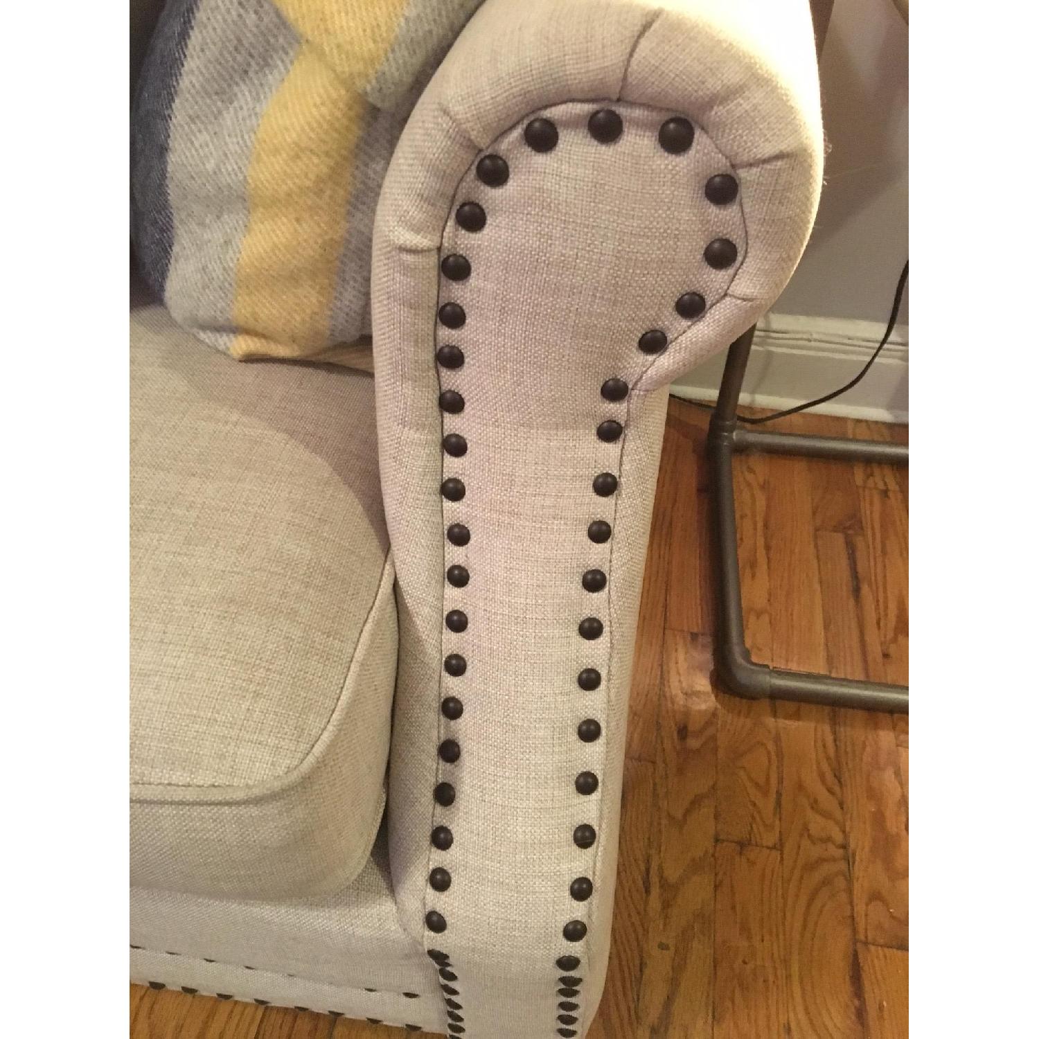 Joss & Main 3 Seater Studded Couch - image-7