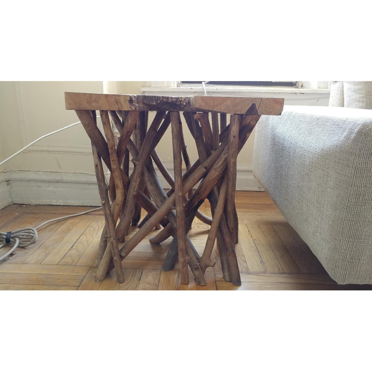 Joss & Main Liberte Teak Side Table - image-2