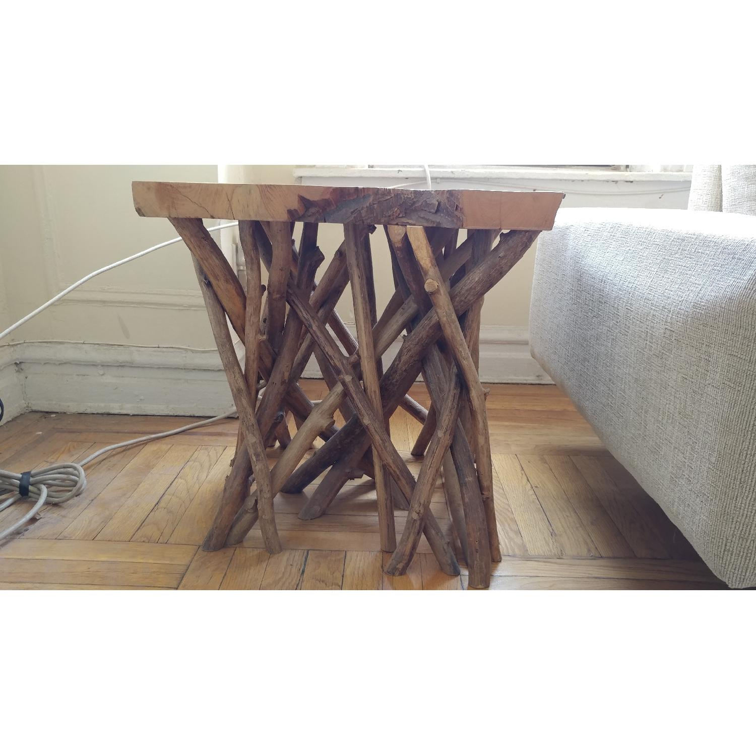 Joss & Main Liberte Teak Side Table - image-3