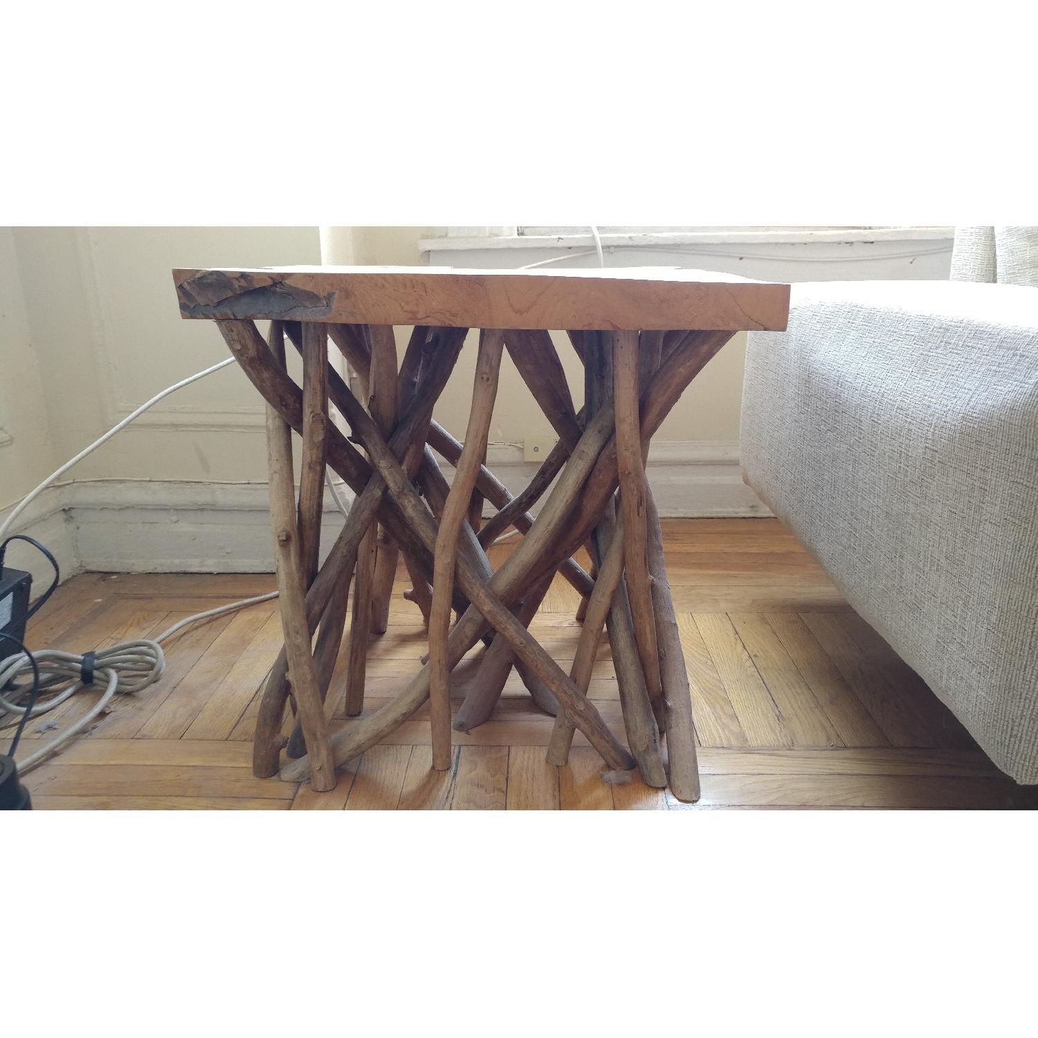 Joss & Main Liberte Teak Side Table - image-4