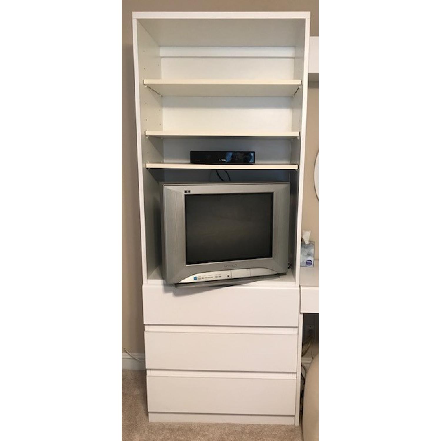 Rooms Plus Formica 3 Drawer Chest w/ Hutch - image-1