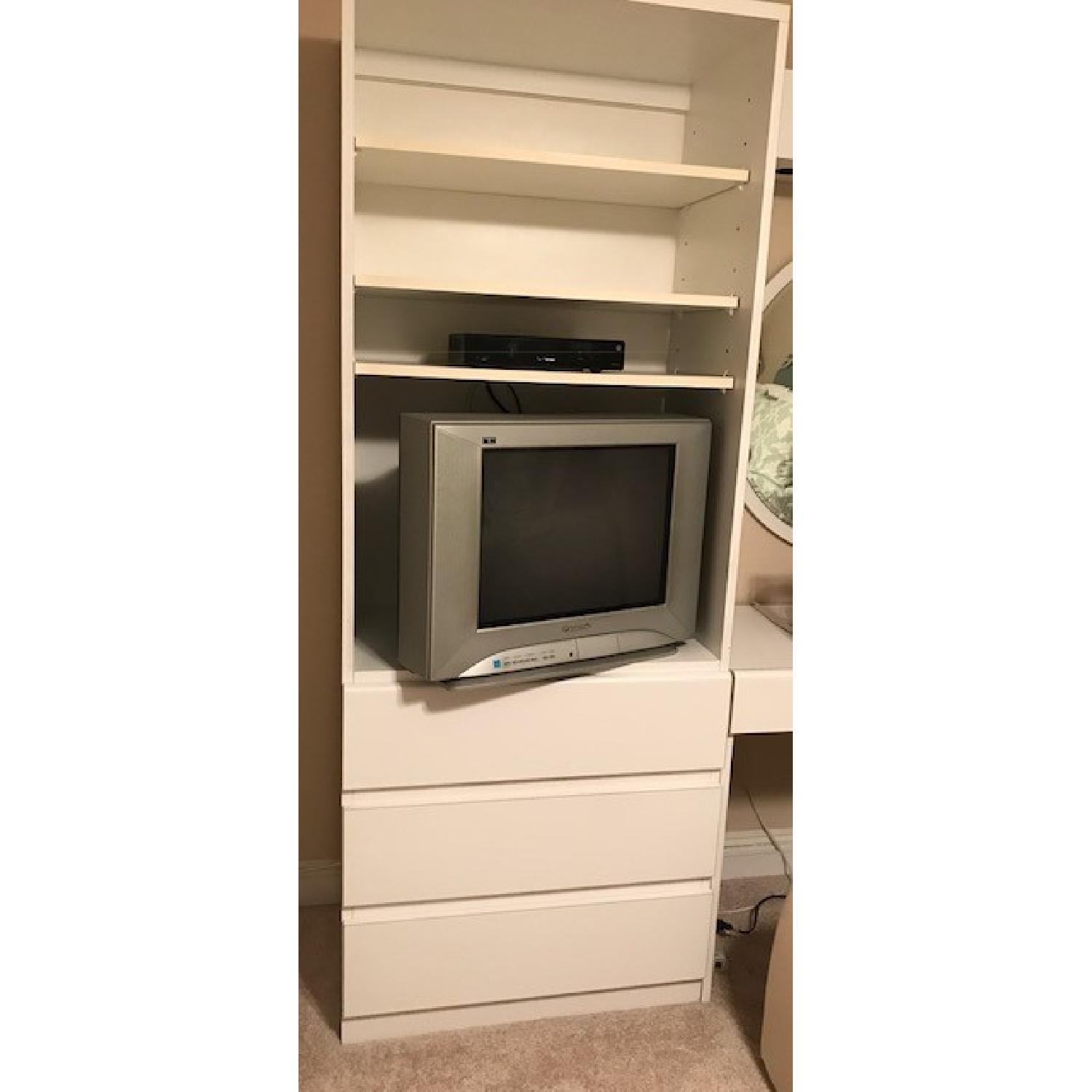 Rooms Plus Formica 3 Drawer Chest w/ Hutch - image-3