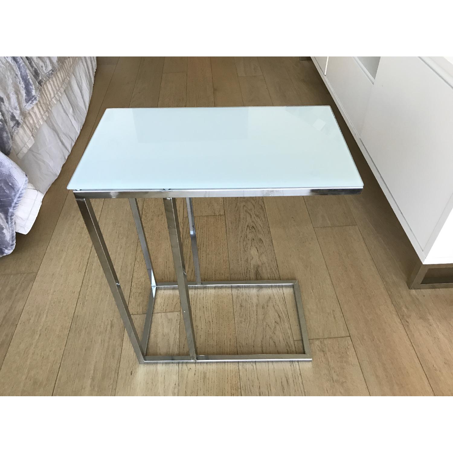 Contemporary Glass Side Table - image-2
