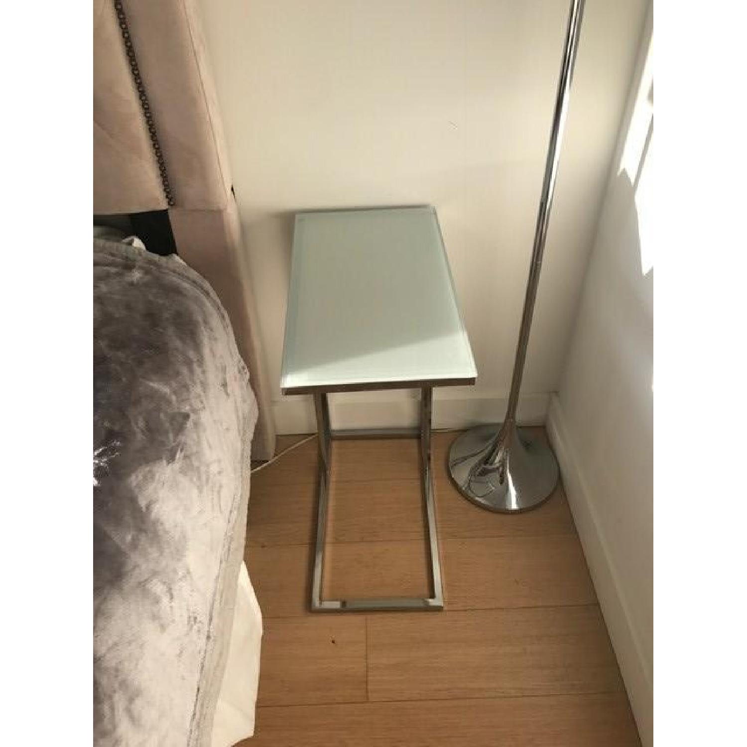Contemporary Glass Side Table - image-3