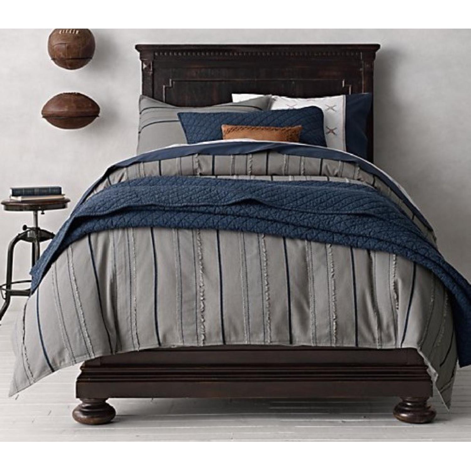 Restoration Hardware Antique Black 3 Piece Bedroom Set - image-2