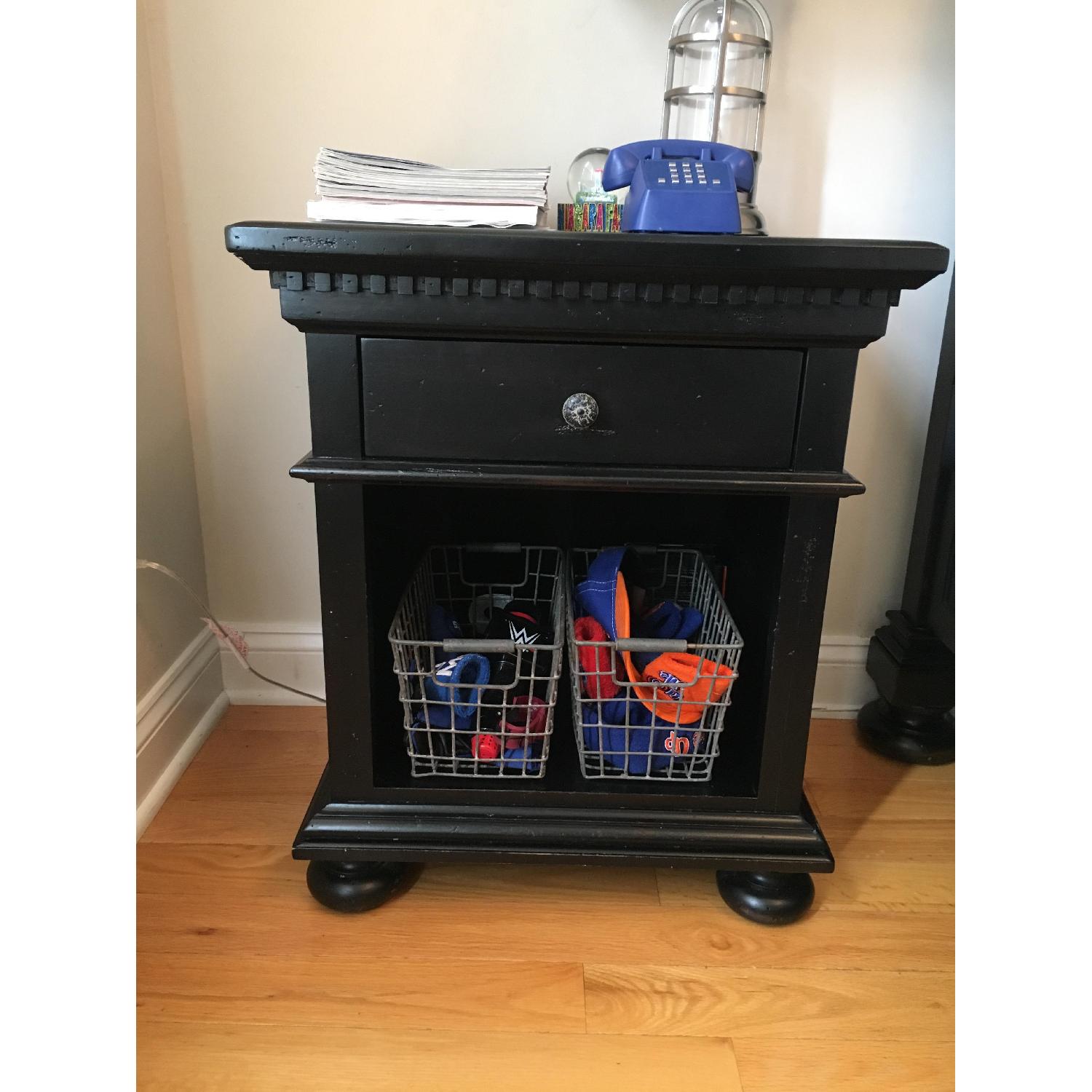 Restoration Hardware Antique Black 3 Piece Bedroom Set - image-3