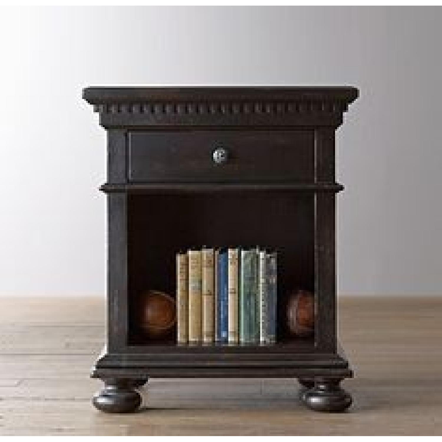 Restoration Hardware Antique Black 3 Piece Bedroom Set - image-10