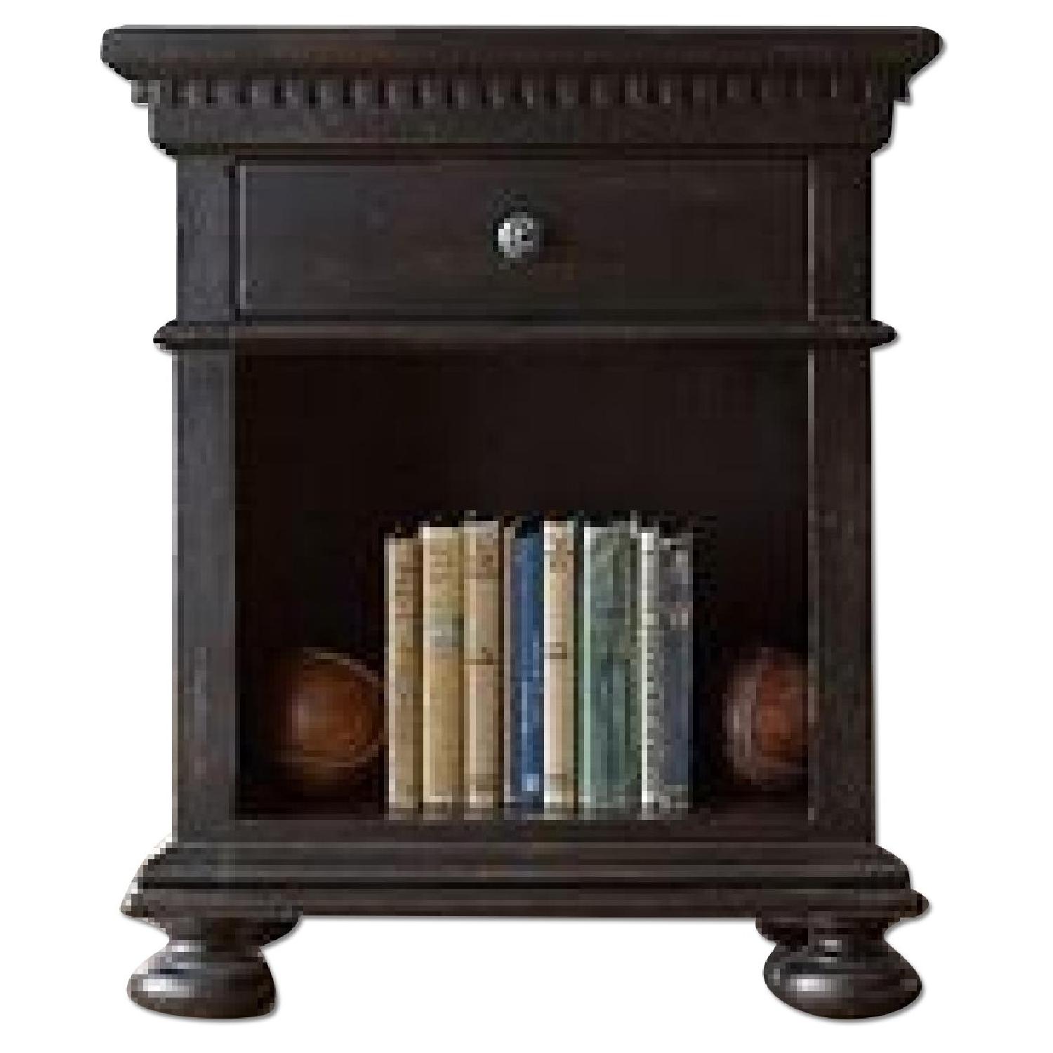 Restoration Hardware Antique Black 3 Piece Bedroom Set - image-11