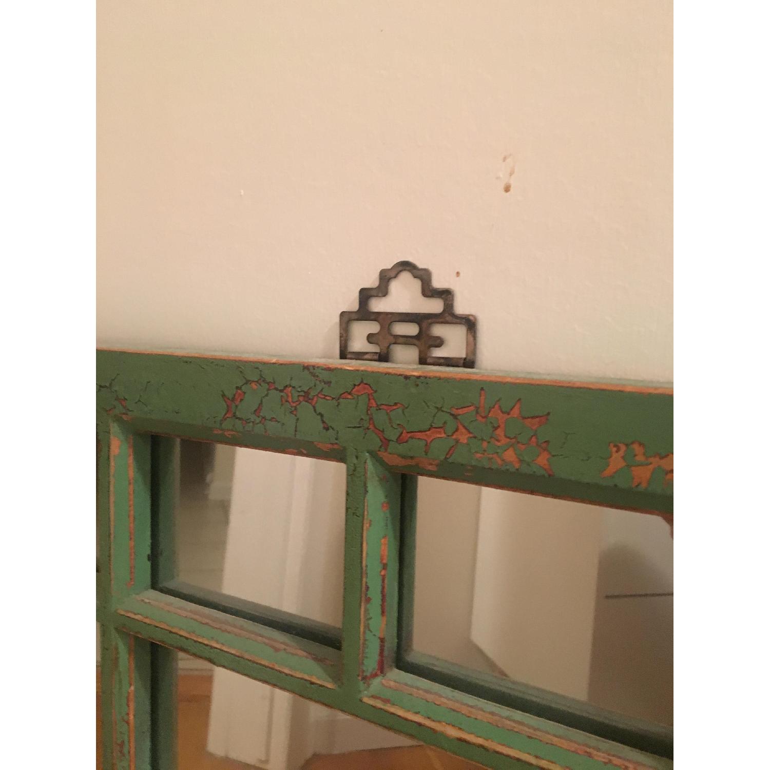 Vintage Sage Green Mirror - image-3