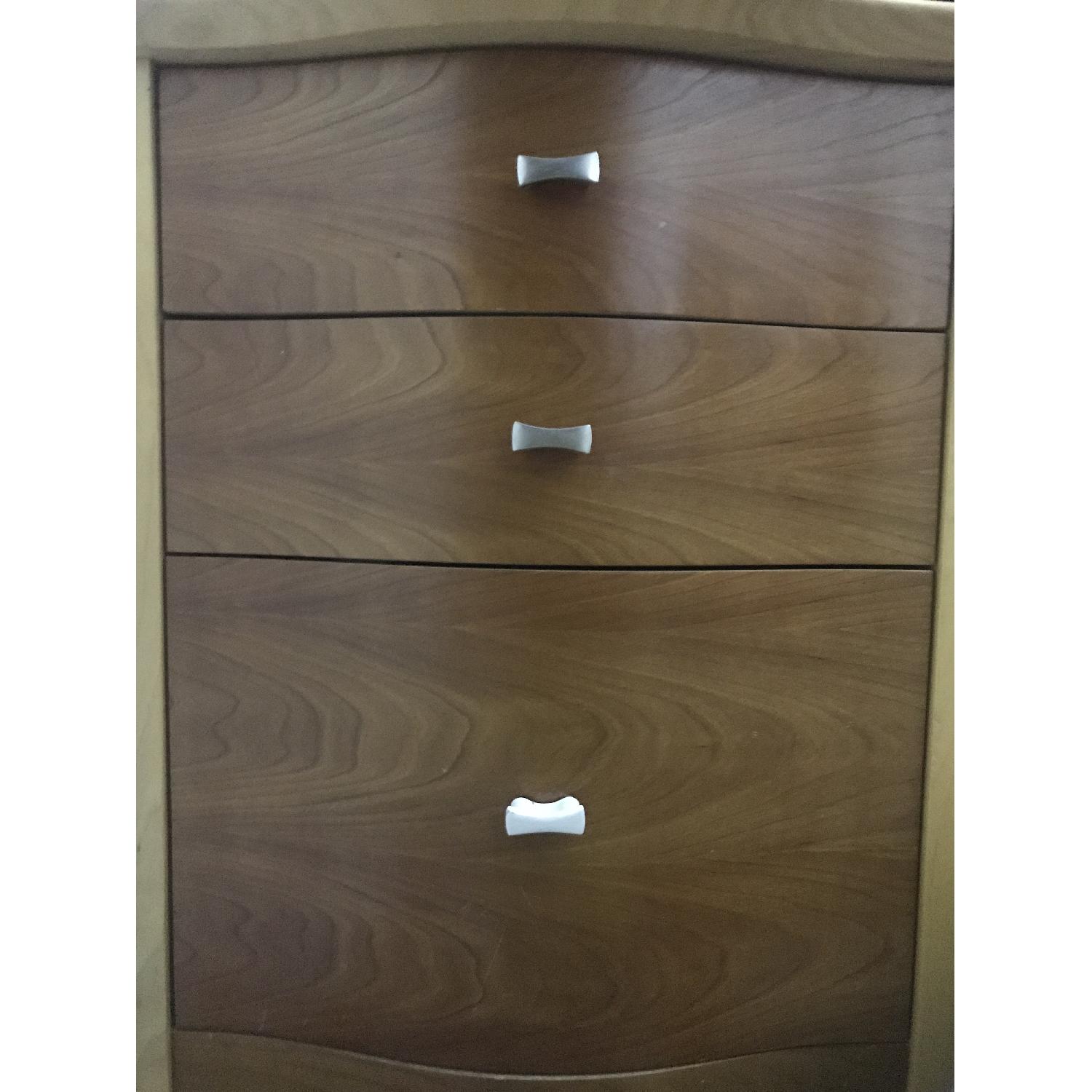 Wooden Desk w/ Built-In Shelf - image-8