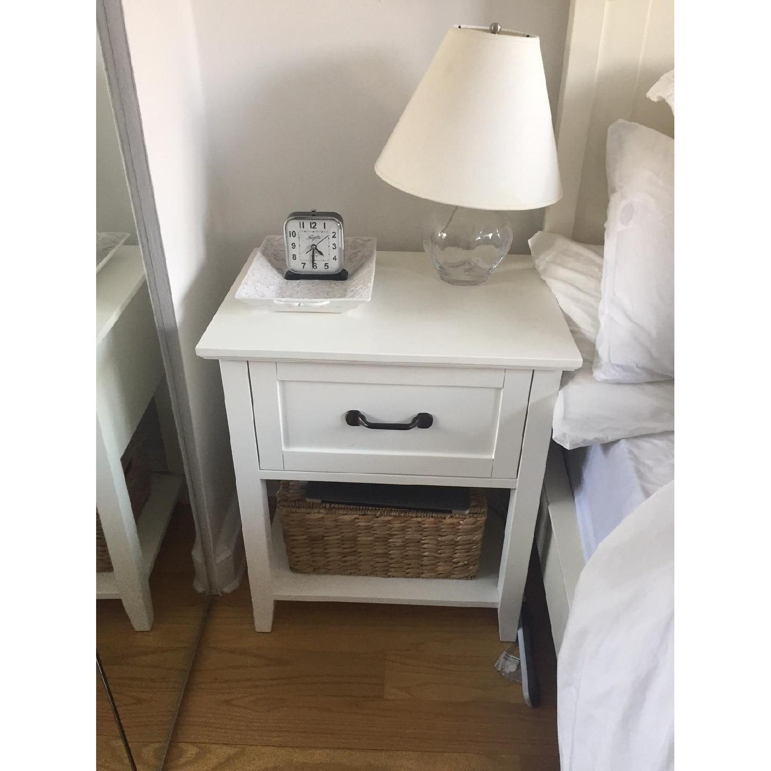 Pottery Barn Stratton Bedside Table/Nightstand AptDeco