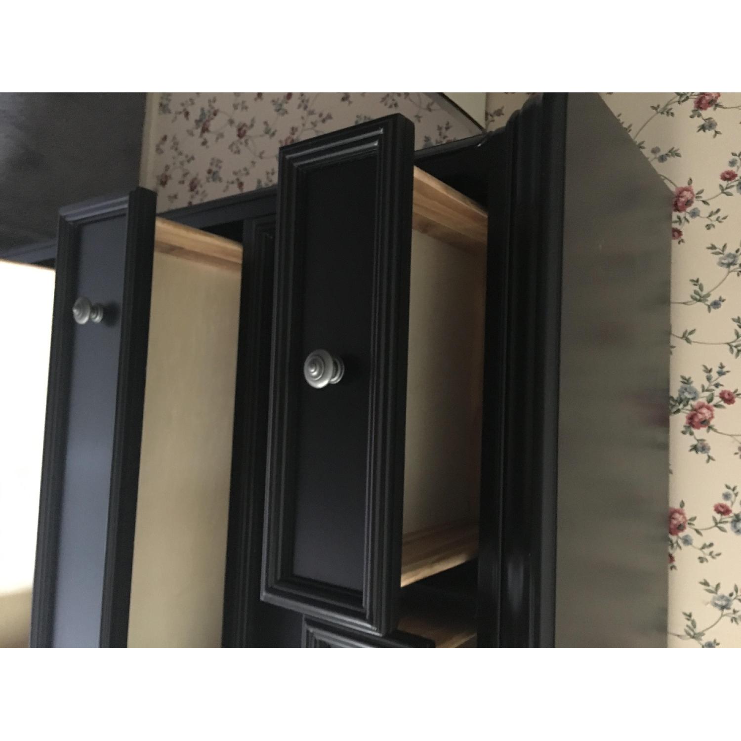 Raymour & Flanigan 7 Drawer Black Chest - image-4