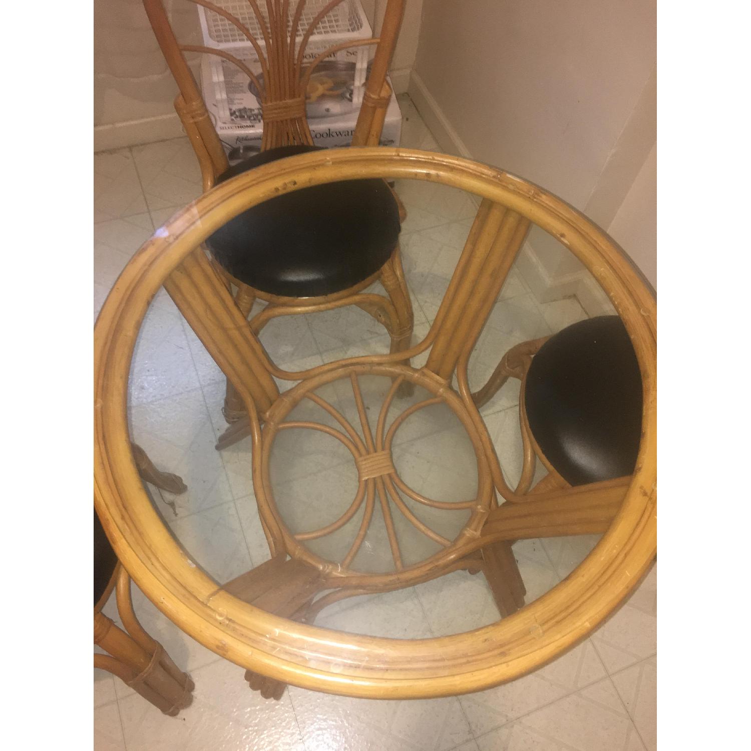 Wood & Glass 5 Piece Dining Set - image-2