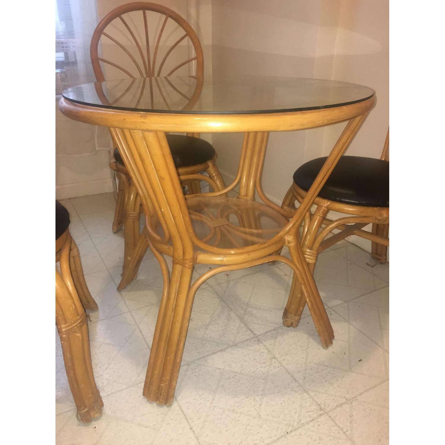Wood & Glass 5 Piece Dining Set - image-3
