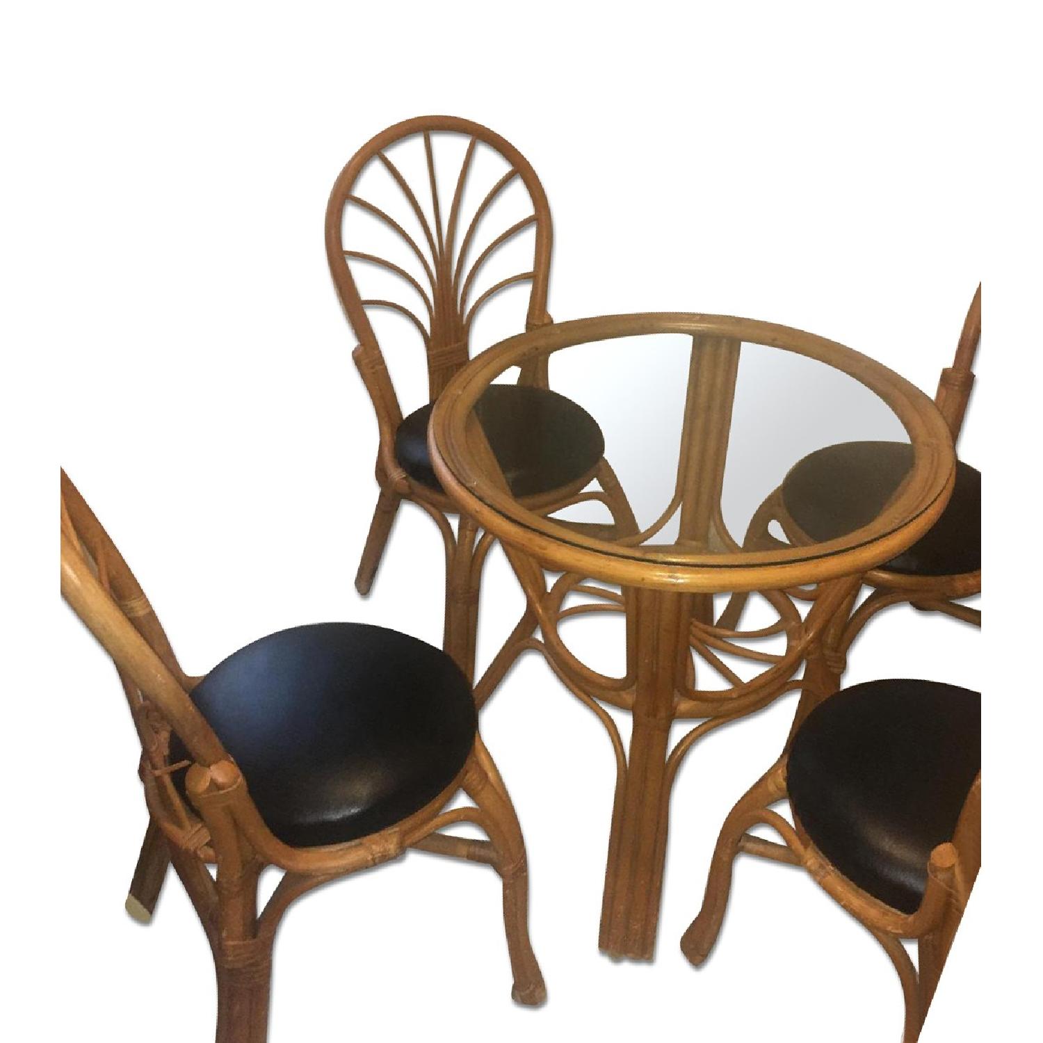 Wood & Glass 5 Piece Dining Set - image-0