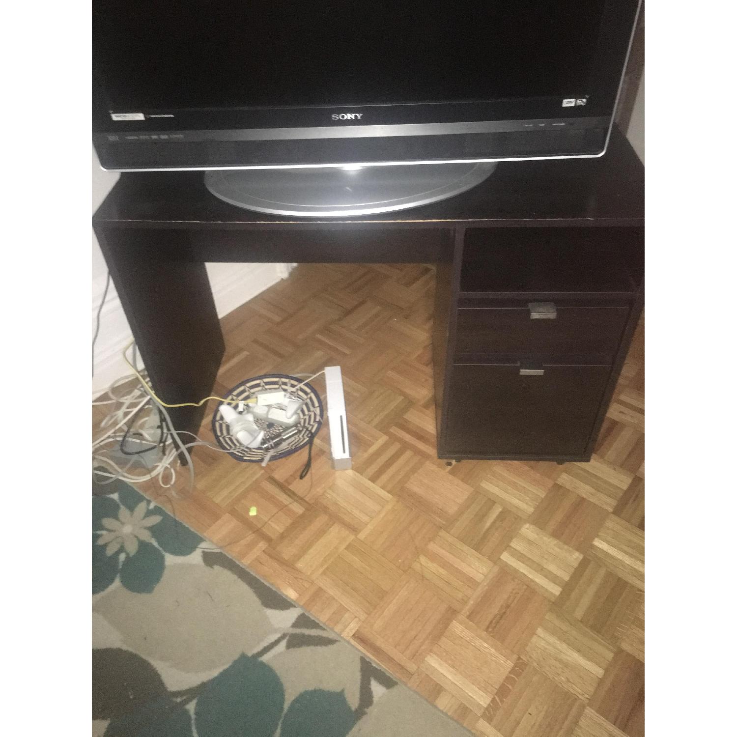 Dark Wood Desk - image-1