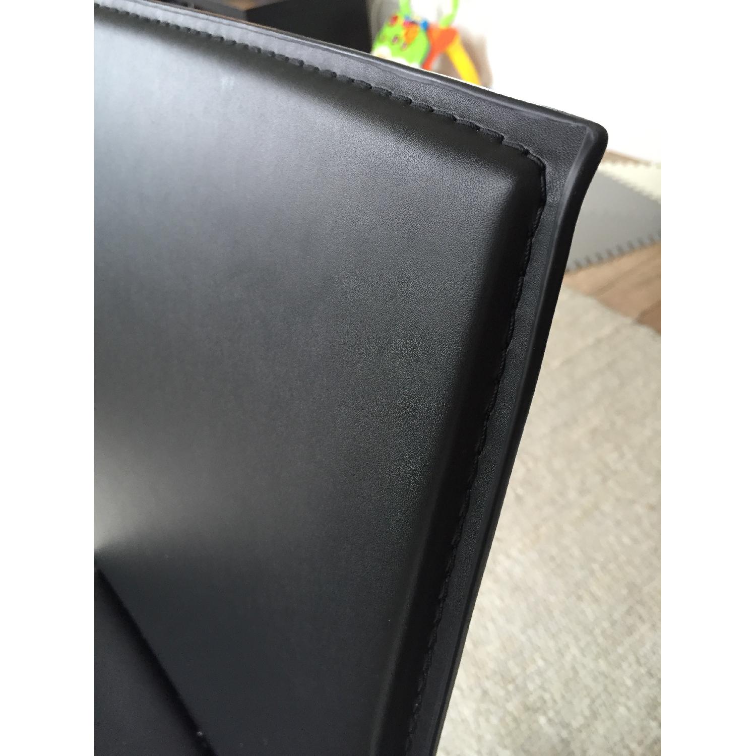 BoConcept Zarra Black Bonded Leather Chairs - image-3