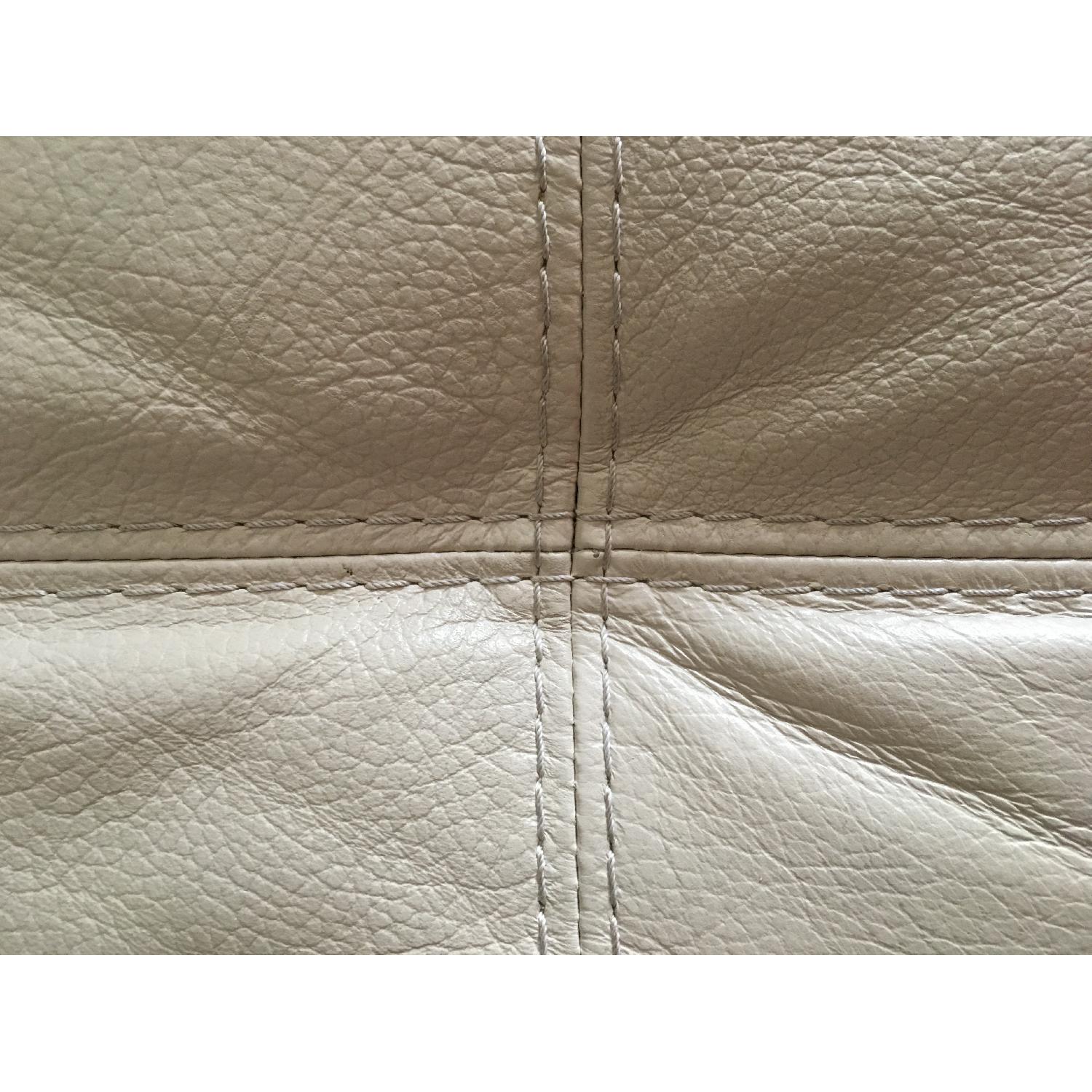 Macy's Off White Power Recliner Sofa - image-3